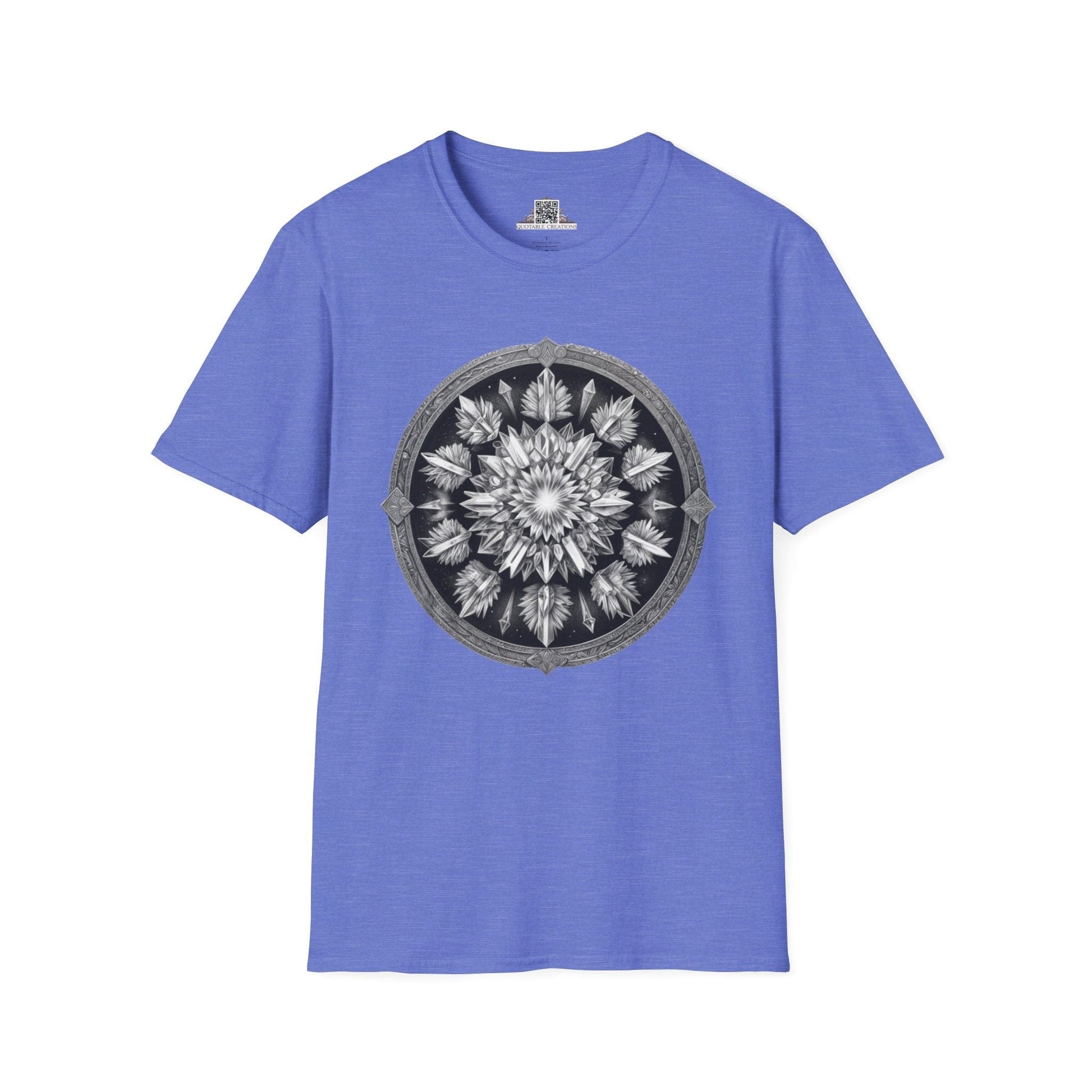 Printify T-Shirt XS / Heather Royal Clear Quartz - Crystals & Gemstones T-Shirt