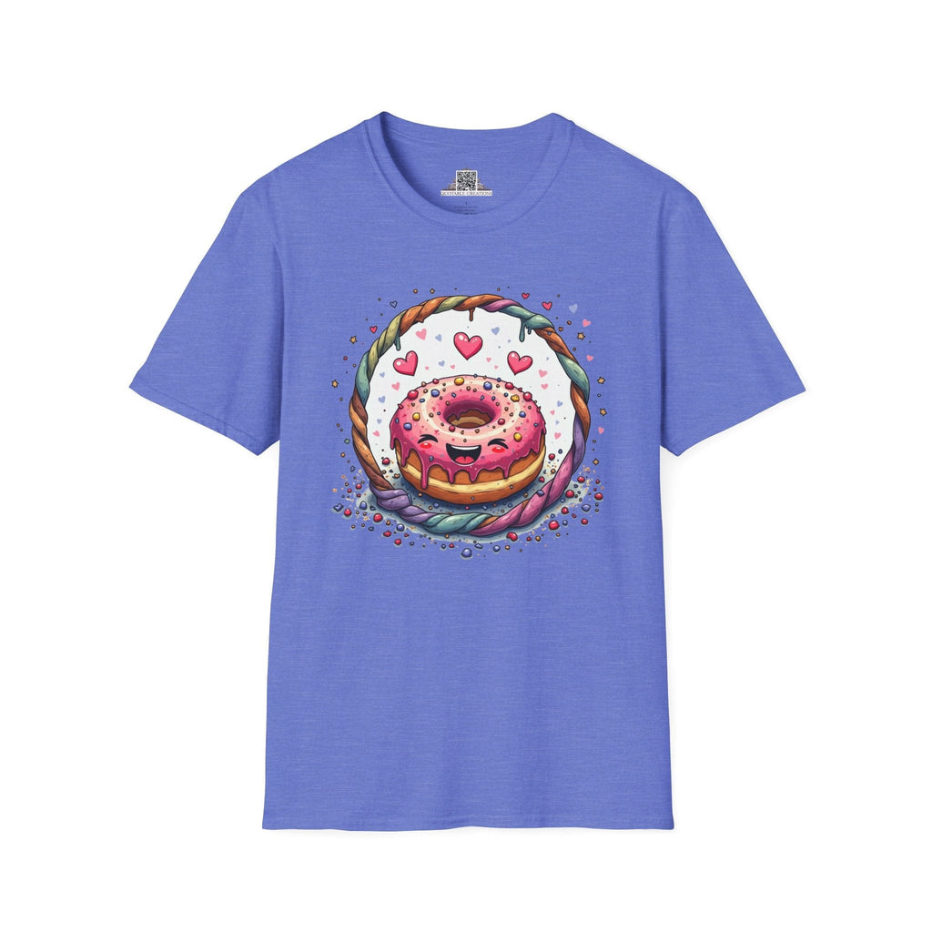 Printify T-Shirt XS / Heather Royal Donut Worry - Love & Fun T-Shirt