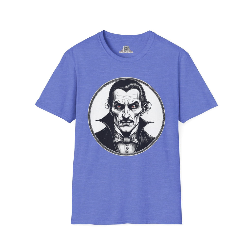 Printify T-Shirt XS / Heather Royal Dracula Mysteries & Monsters - T-Shirt