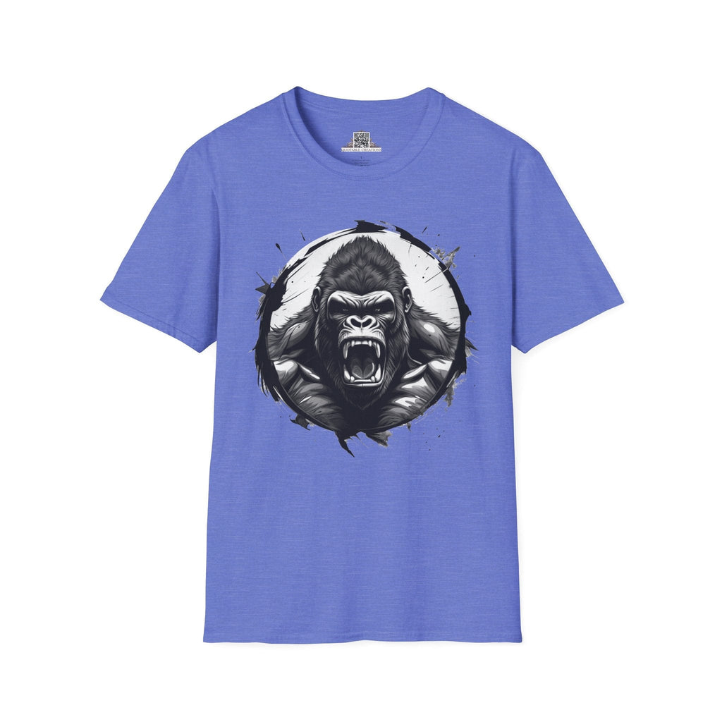 Printify T-Shirt XS / Heather Royal Gorilla Wild Motivation - T-Shirt