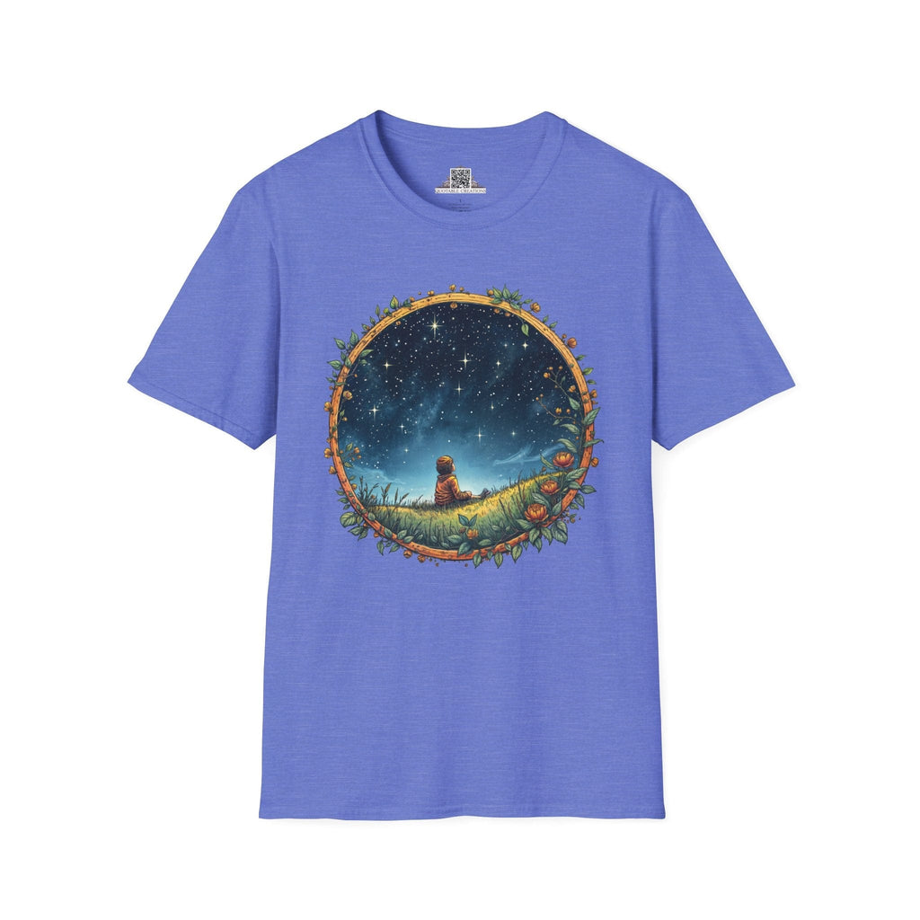 Printify T-Shirt XS / Heather Royal Keep Your Eyes on the Skies UFO & Cosmic - T-Shirt