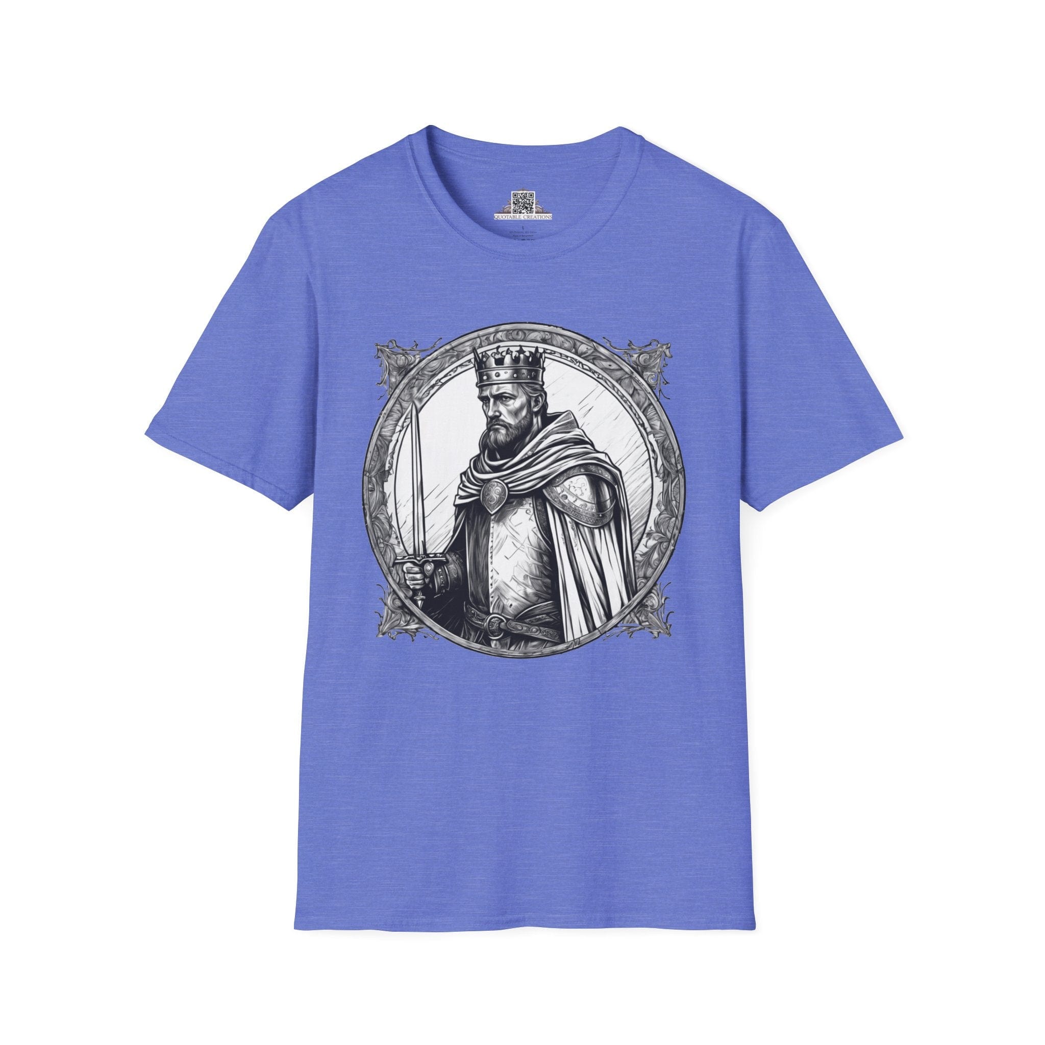 Printify T-Shirt XS / Heather Royal King Arthur Heroes & Quests - T-Shirt