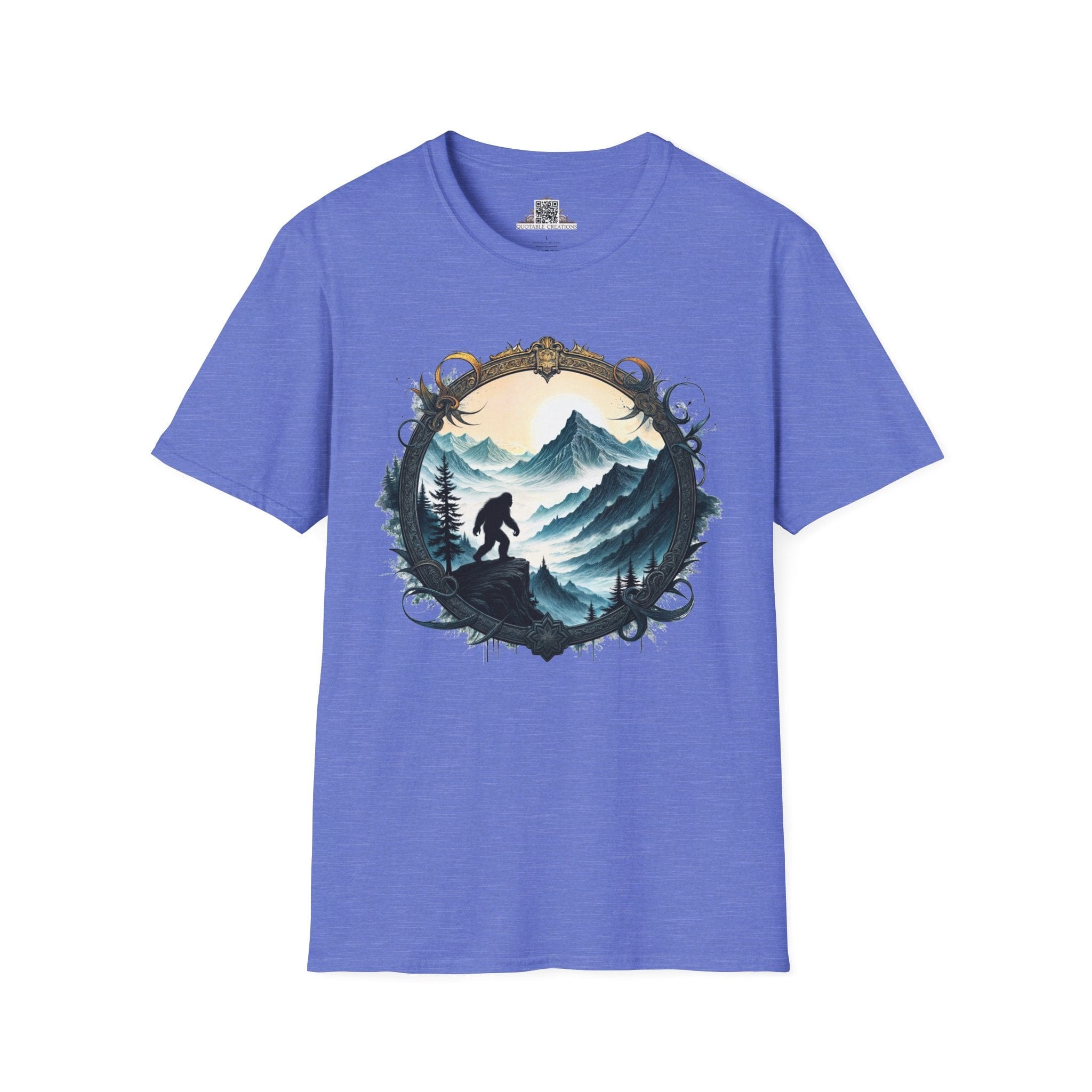 Printify T-Shirt XS / Heather Royal Legends of the Wilderness - Bigfoot & Legends T-Shirt