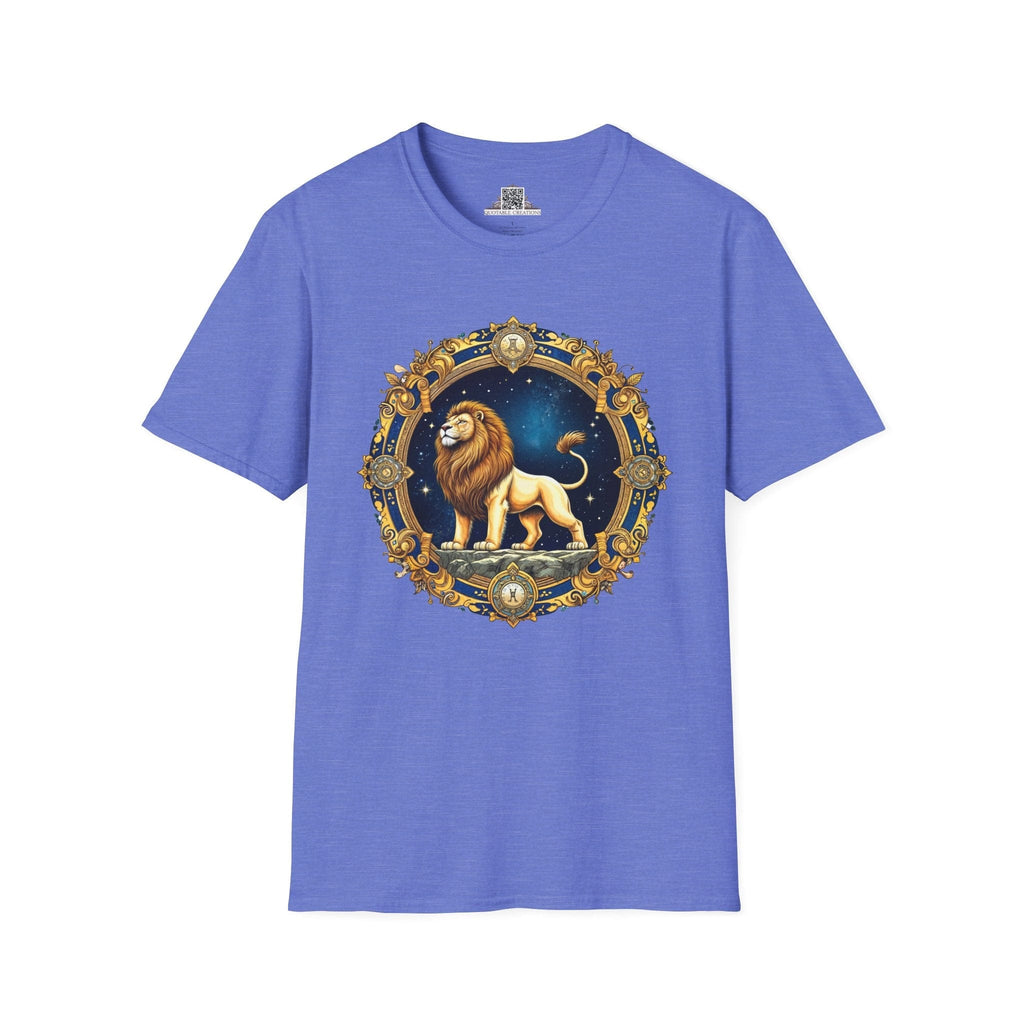 Printify T-Shirt XS / Heather Royal Leo - Zodiac & Astrology T-Shirt