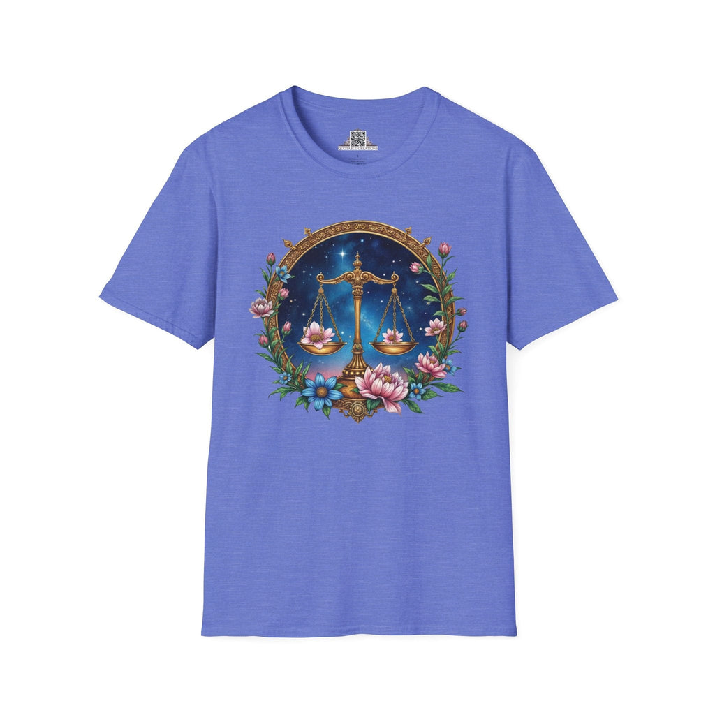 Printify T-Shirt XS / Heather Royal Libra Zodiac & Astrology - T-Shirt