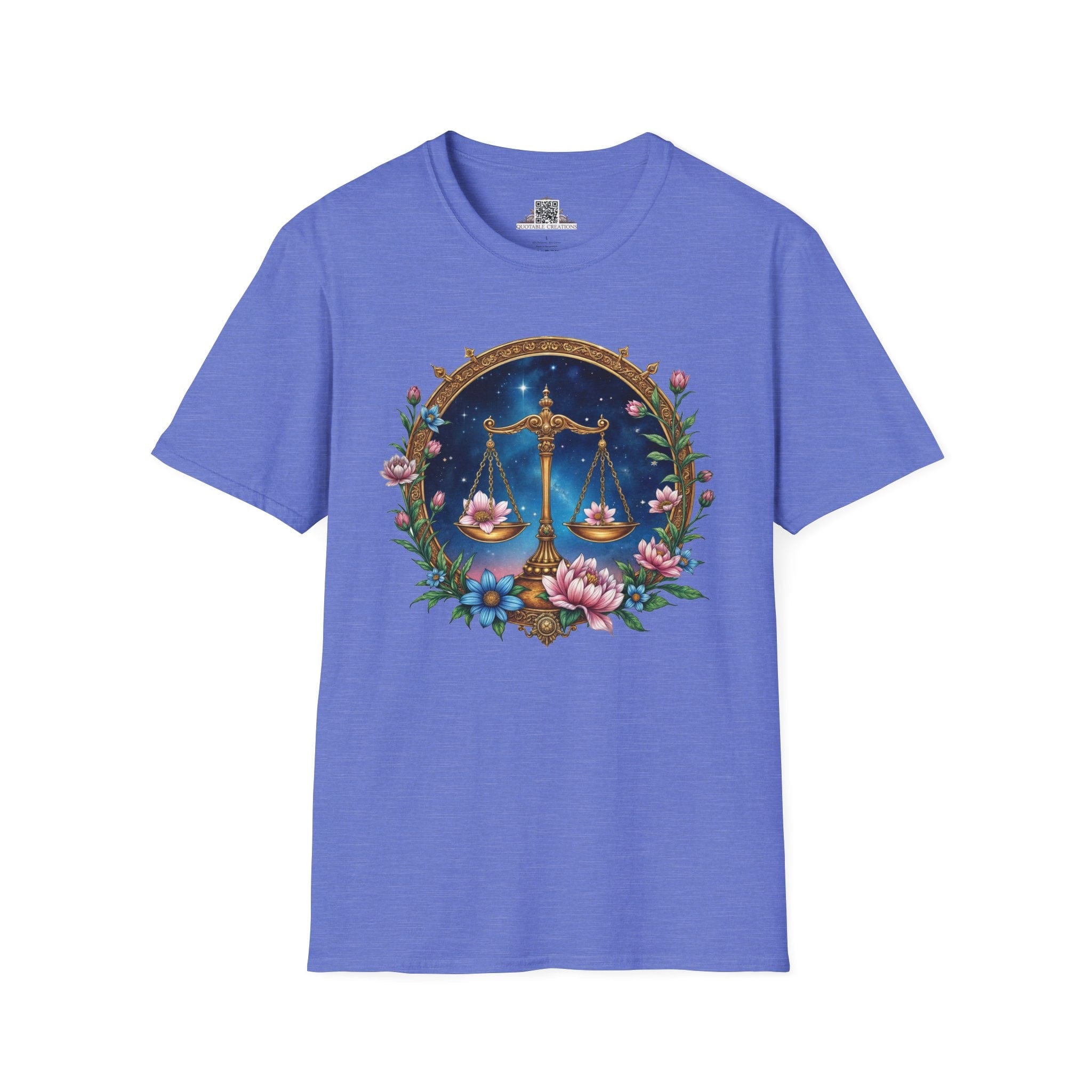 Printify T-Shirt XS / Heather Royal Libra Zodiac & Astrology - T-Shirt