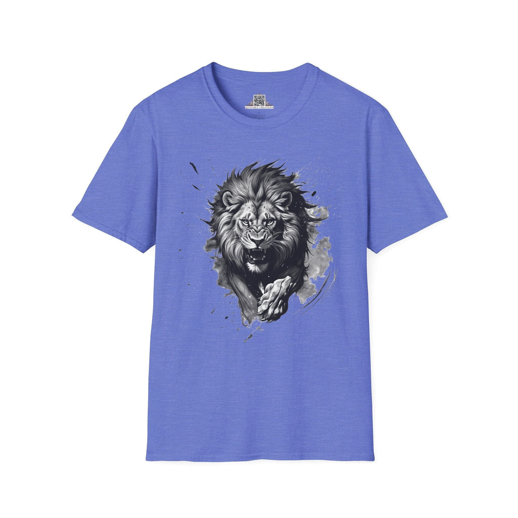 Printify T-Shirt XS / Heather Royal Lion Wild Motivation - T-Shirt