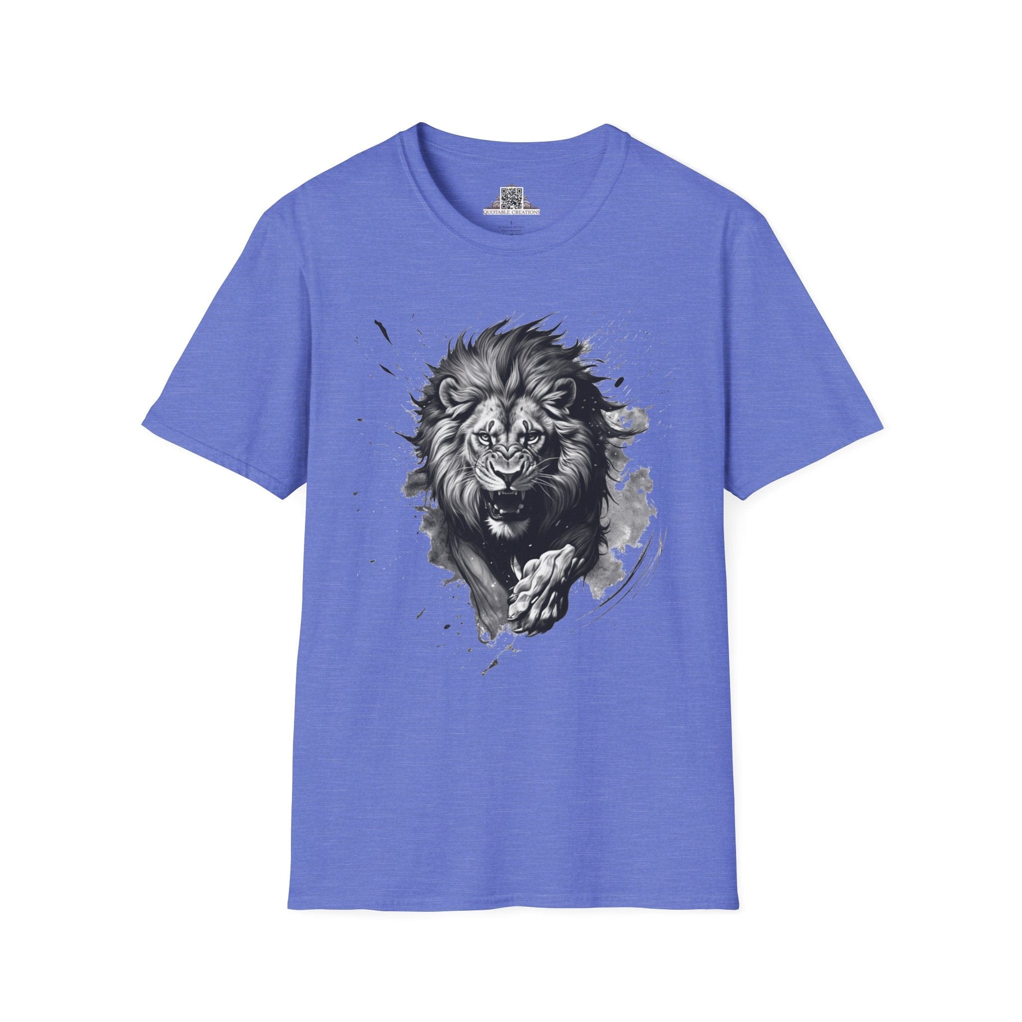 Printify T-Shirt XS / Heather Royal Lion Wild Motivation - T-Shirt