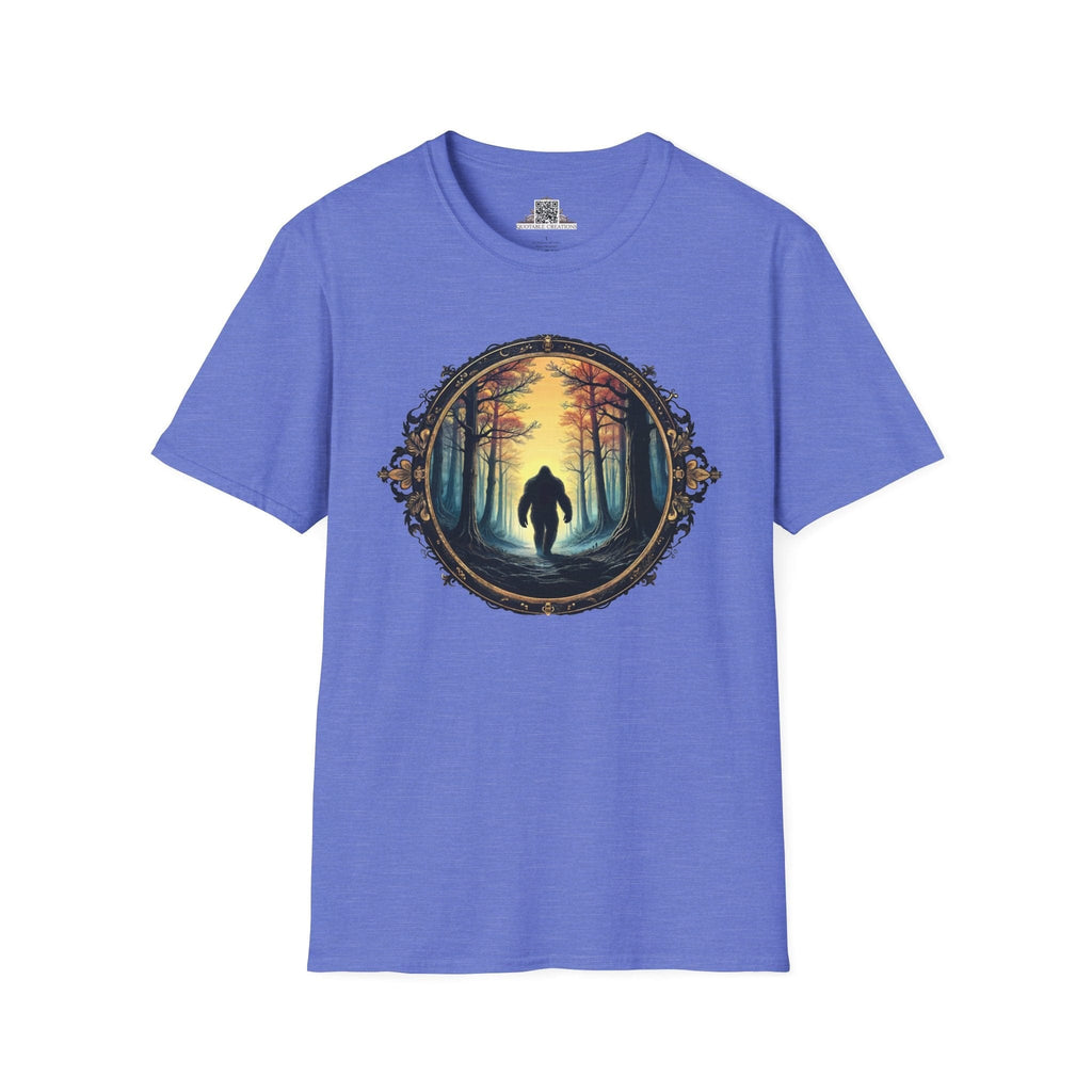 Printify T-Shirt XS / Heather Royal Mystery of the Forest - Bigfoot & Legends T-Shirt