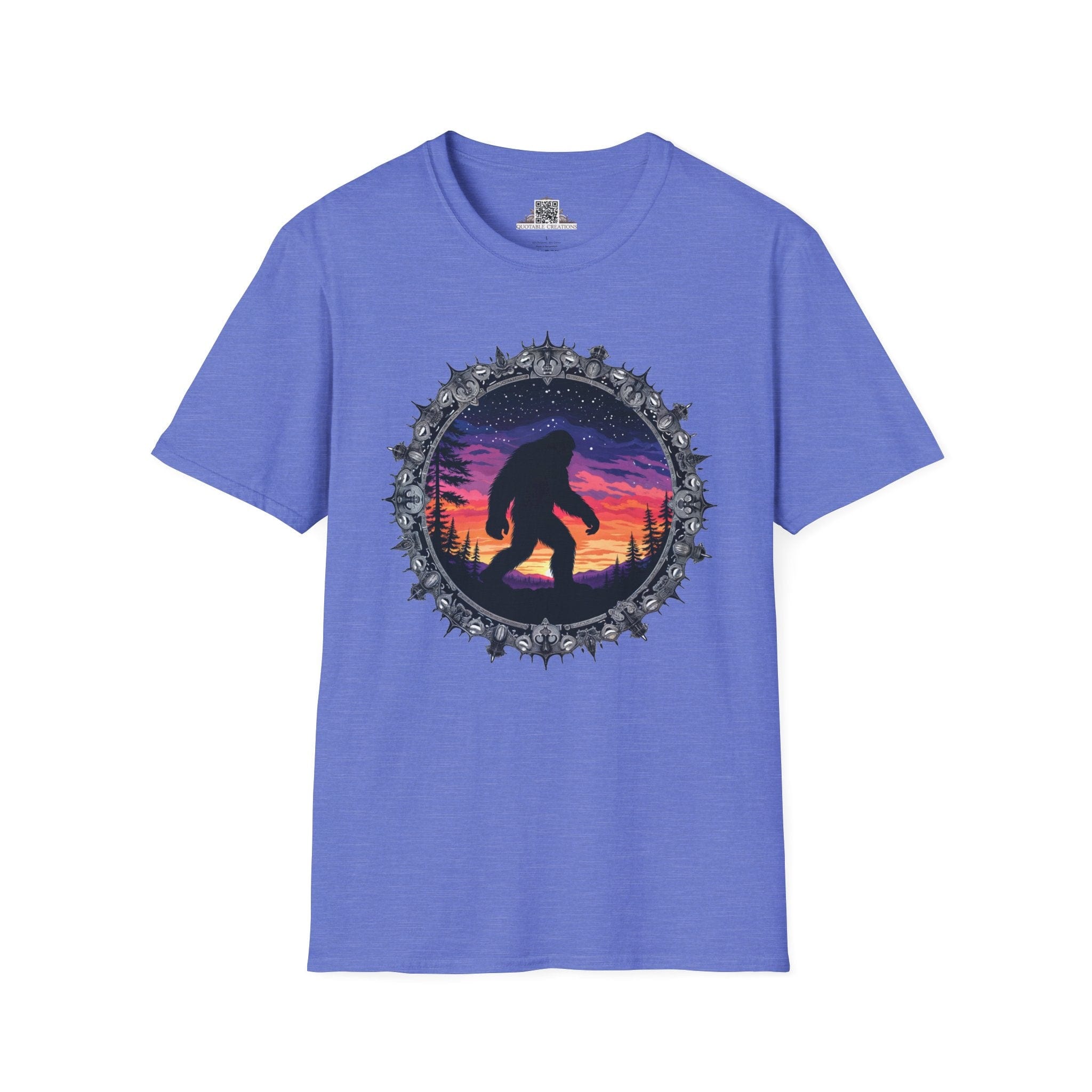 Printify T-Shirt XS / Heather Royal Mythical & Mysterious - Bigfoot & Legends T-Shirt