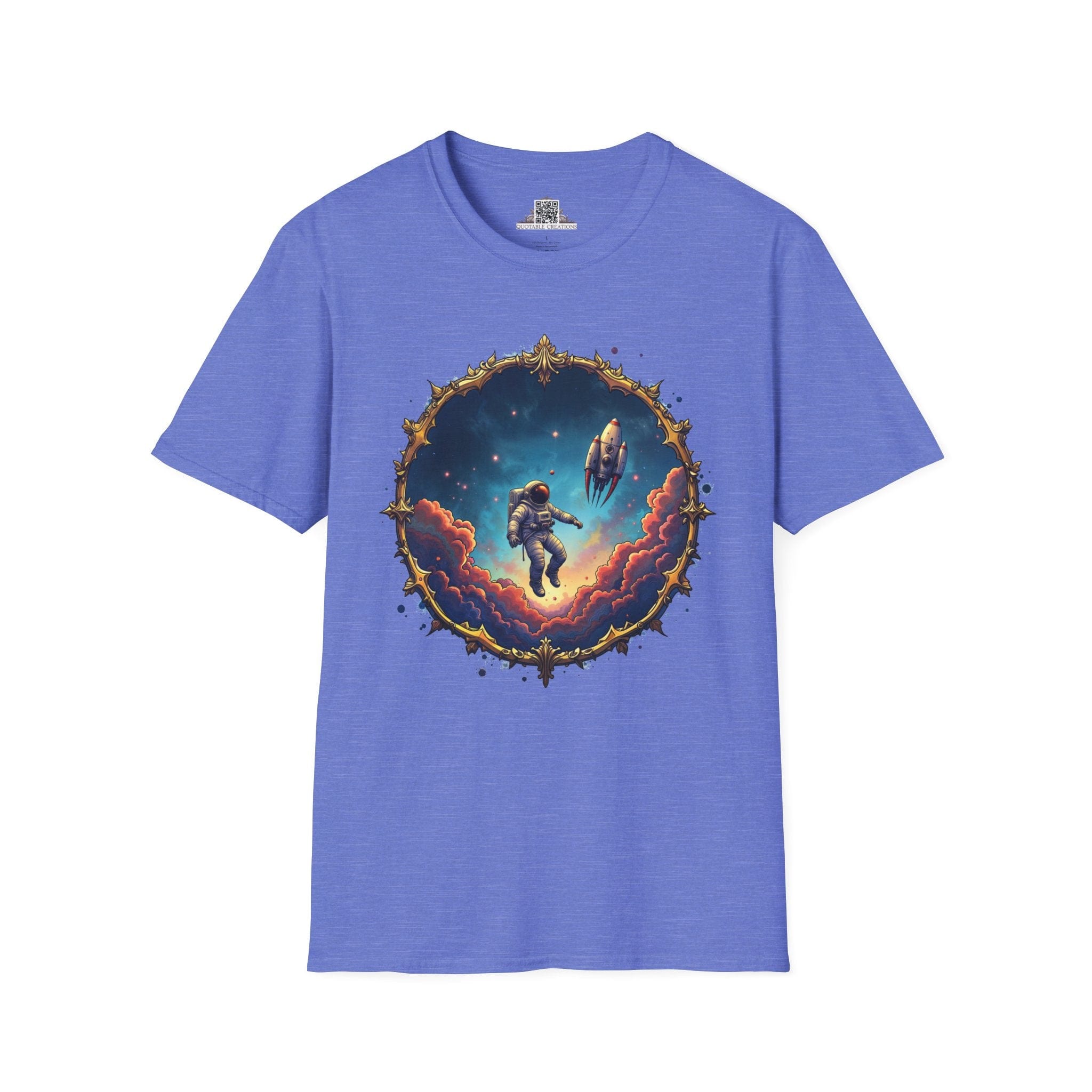 Printify T-Shirt XS / Heather Royal New Horizons UFO & Cosmic - T-Shirt