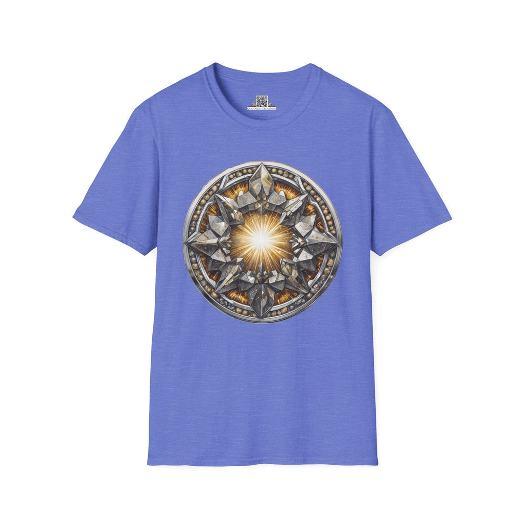 Printify T-Shirt XS / Heather Royal Pyrite Crystals Gemstones - T-Shirt