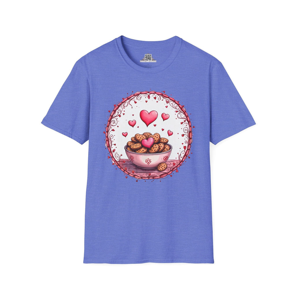 Printify T-Shirt XS / Heather Royal Recipe for Love Cookies - Love & Fun T-Shirt