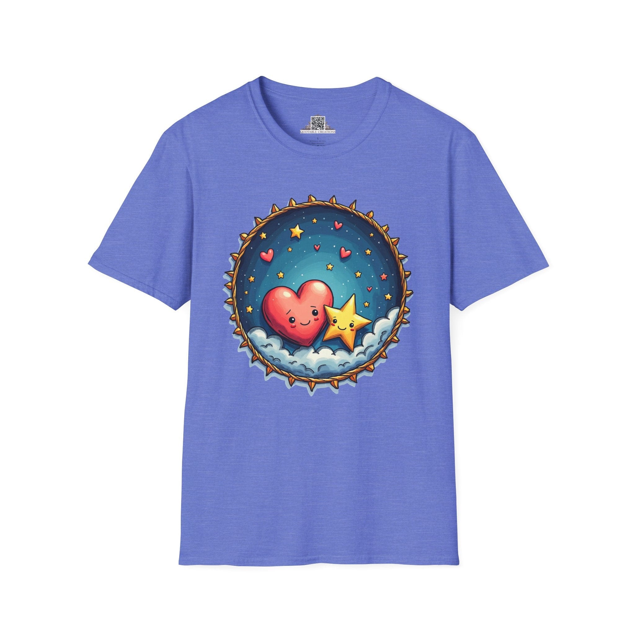 Printify T-Shirt XS / Heather Royal Sparks of Love - Love & Fun T-Shirt