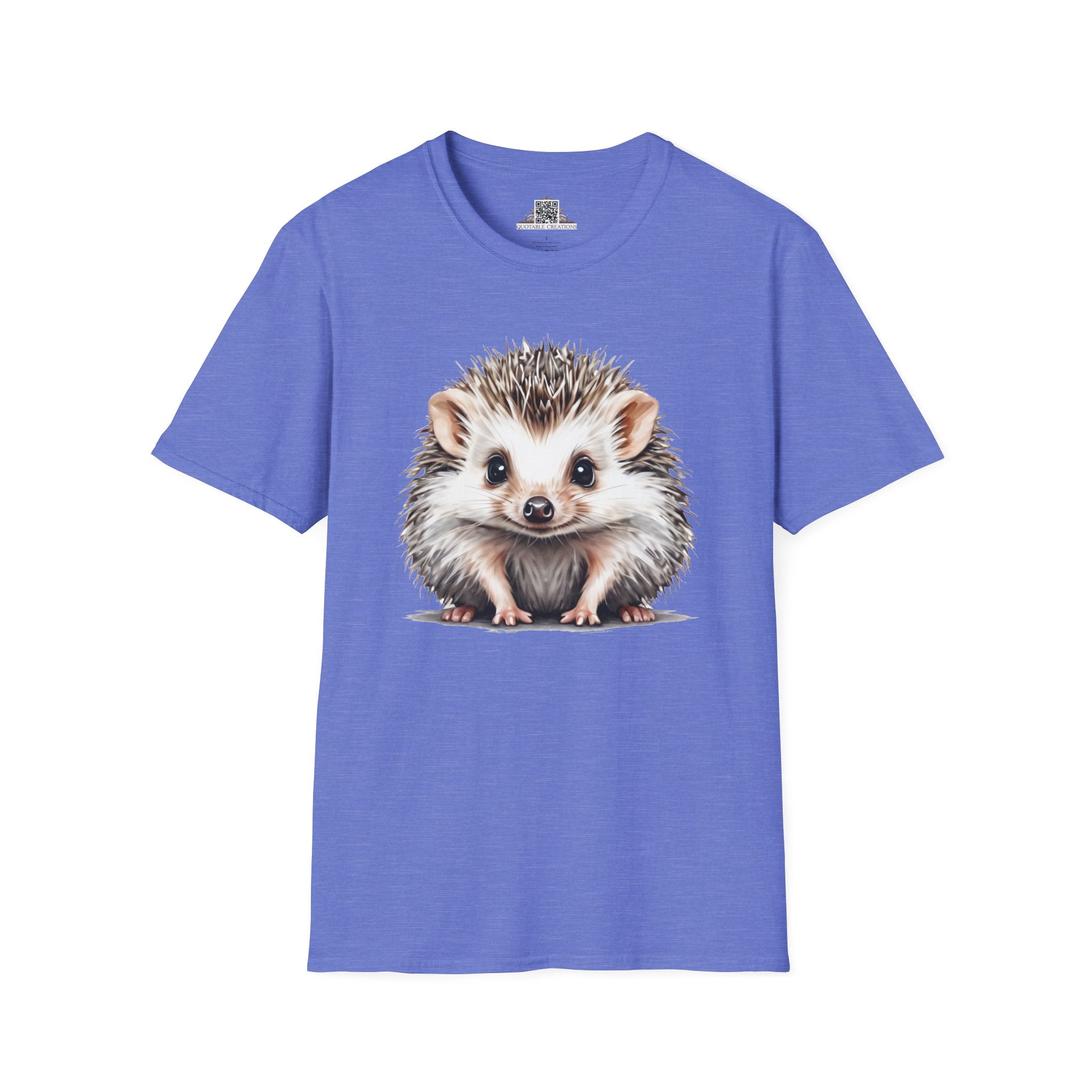 Printify T-Shirt XS / Heather Royal T-Shirt - Baby Hedgehog - Hyper Cute