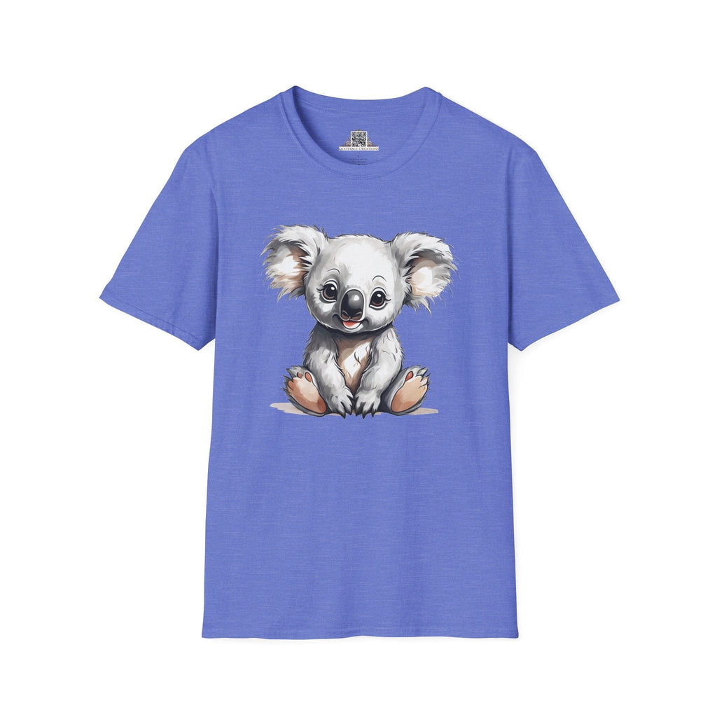 Printify T-Shirt XS / Heather Royal T-Shirt - Baby Koala - Hyper Cute