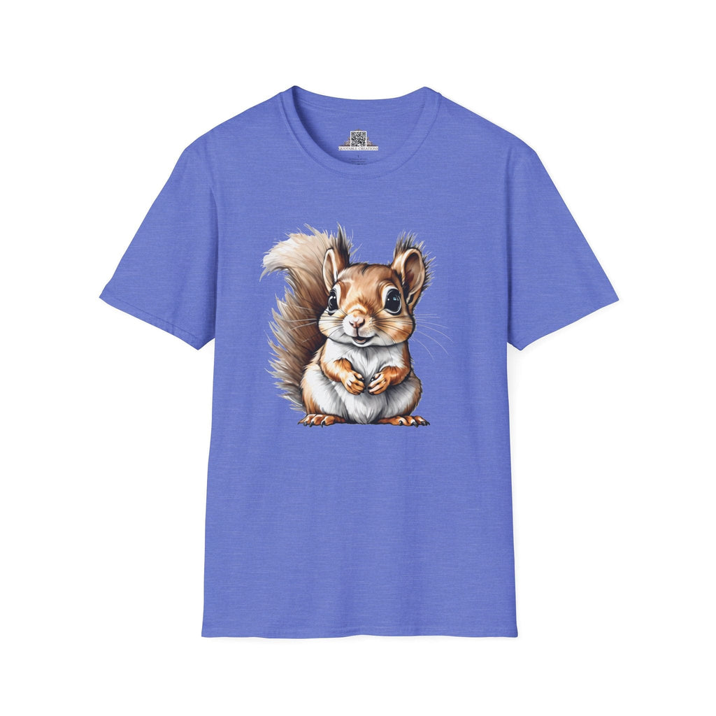 Printify T-Shirt XS / Heather Royal T-Shirt - Baby Squirrel - Hyper Cute
