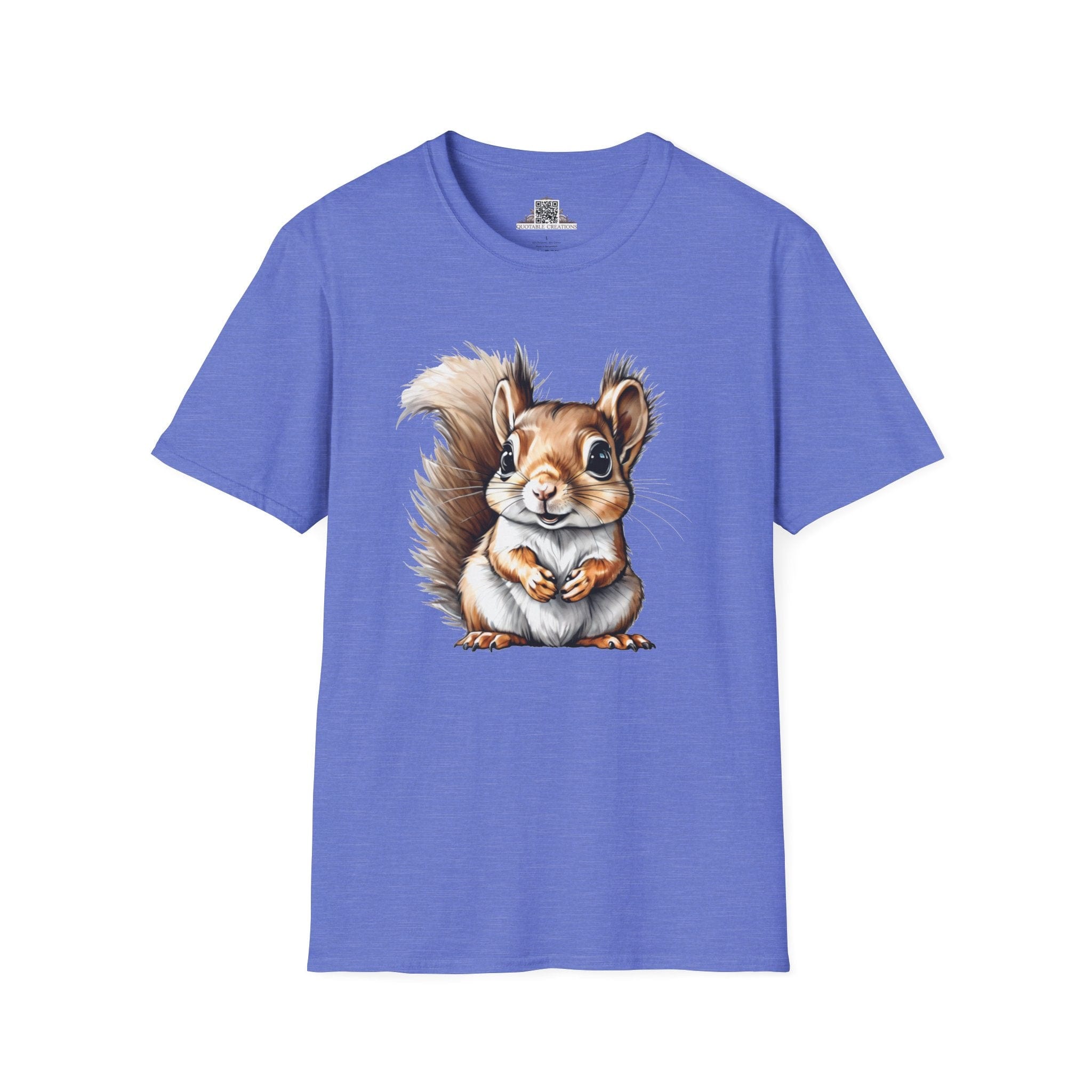 Printify T-Shirt XS / Heather Royal T-Shirt - Baby Squirrel - Hyper Cute