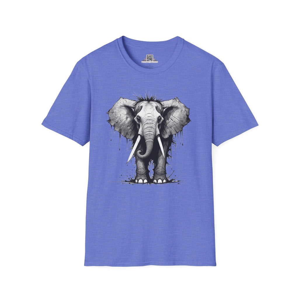 Printify T-Shirt XS / Heather Royal T-Shirt - I'm Fine Elephant - Everything's Fine