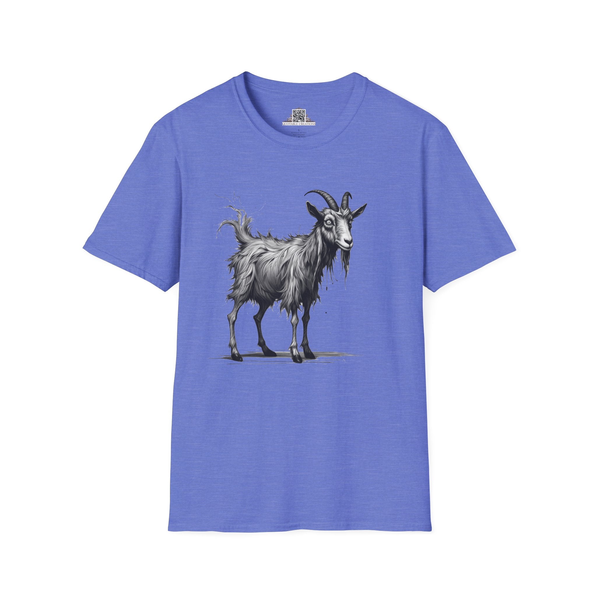 Printify T-Shirt XS / Heather Royal T-Shirt - I'm Fine Goat - Everything's Fine