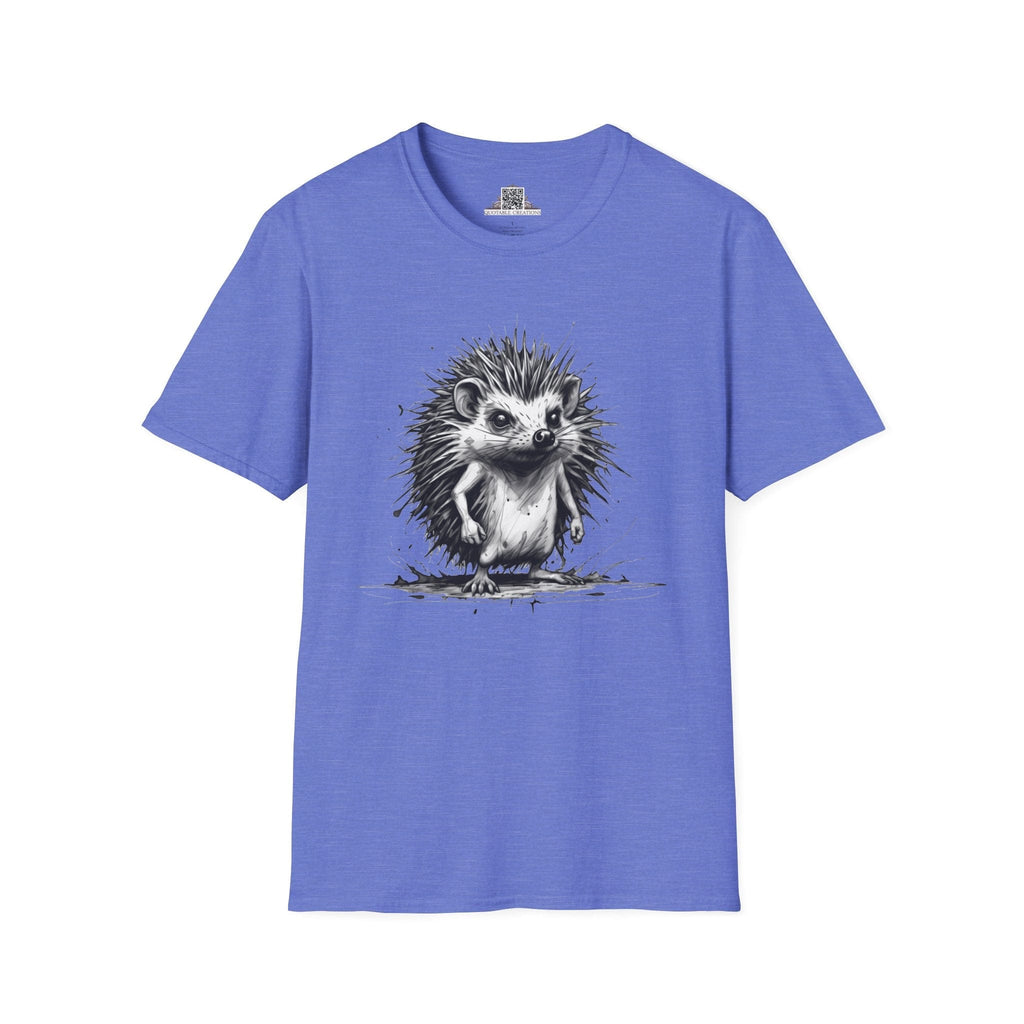 Printify T-Shirt XS / Heather Royal T-Shirt - I'm Fine Hedgehog - Everything's Fine