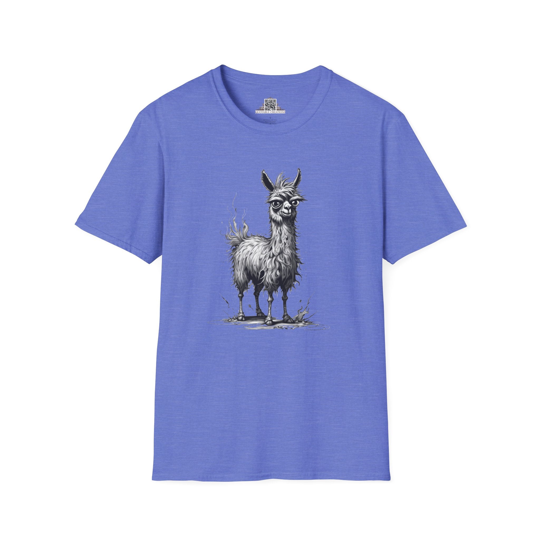 Printify T-Shirt XS / Heather Royal T-Shirt - I'm Fine Llama- Everything's Fine