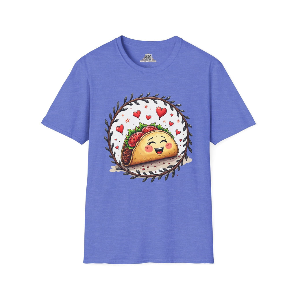 Printify T-Shirt XS / Heather Royal Taco 'Bout Love - Love & Fun T-Shirt