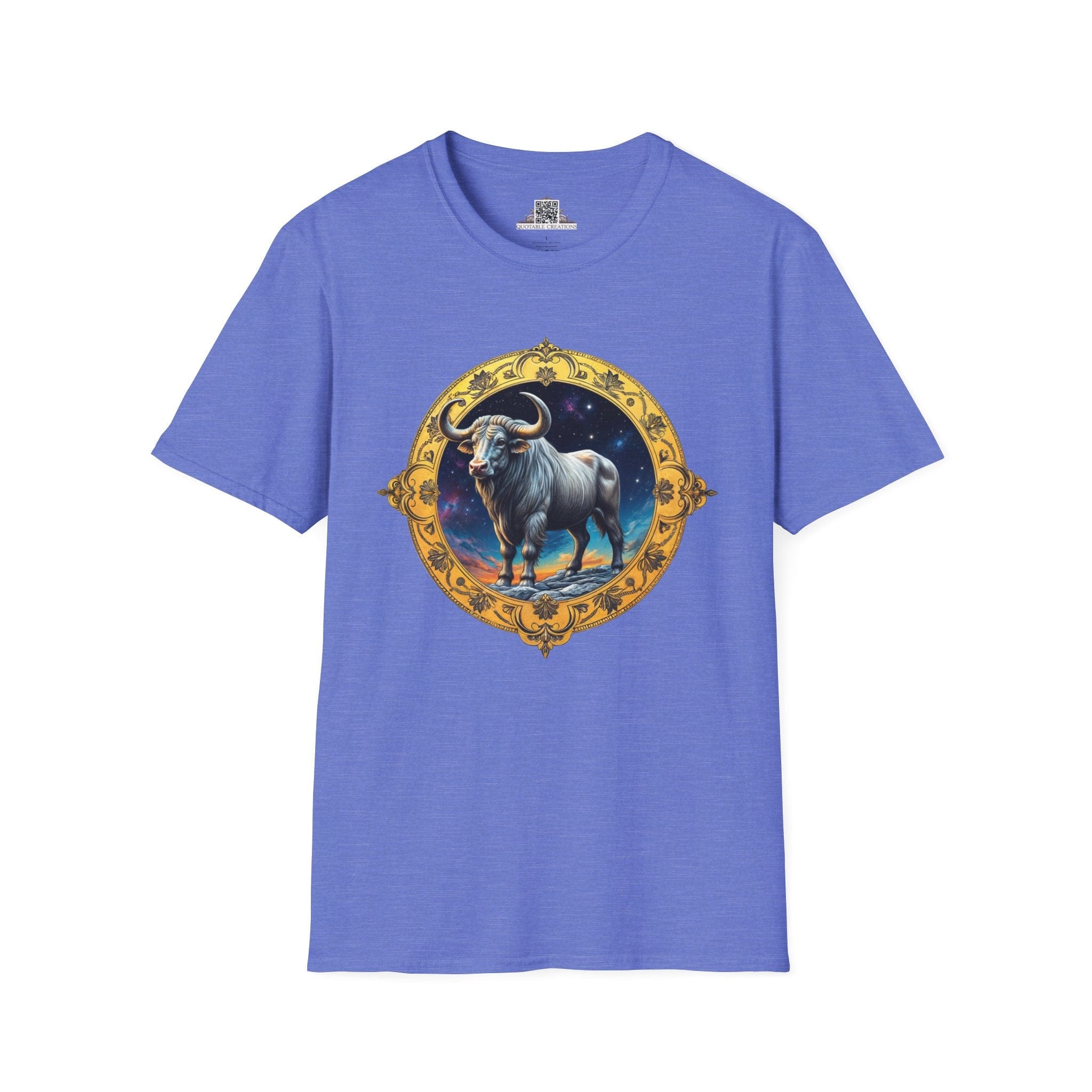 Printify T-Shirt XS / Heather Royal Taurus - Zodiac & Astrology T-Shirt