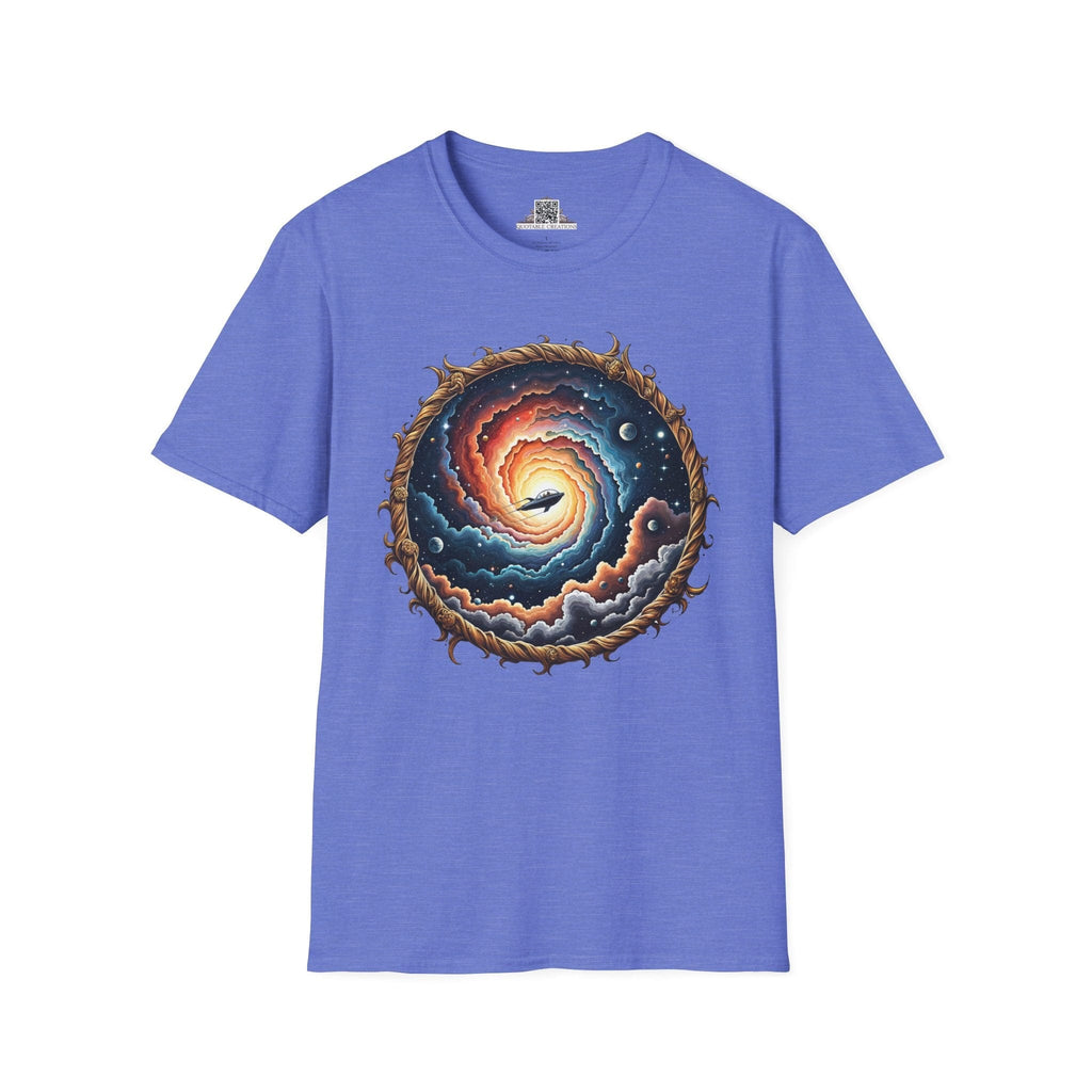 Printify T-Shirt XS / Heather Royal The Answers Are Up There UFO & Cosmic - T-Shirt