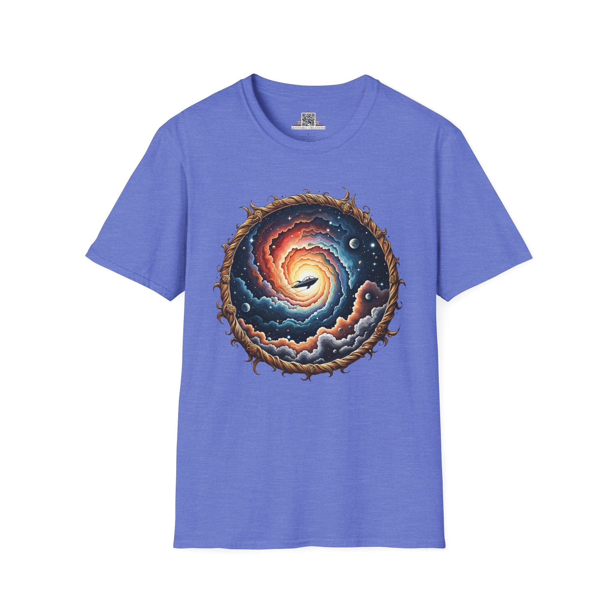 Printify T-Shirt XS / Heather Royal The Answers Are Up There UFO & Cosmic - T-Shirt