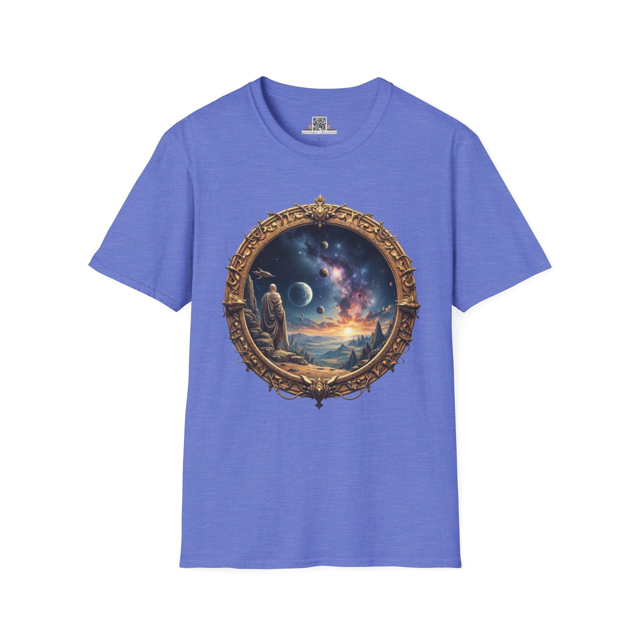 Printify T-Shirt XS / Heather Royal They Exist UFO & Cosmic - T-Shirt