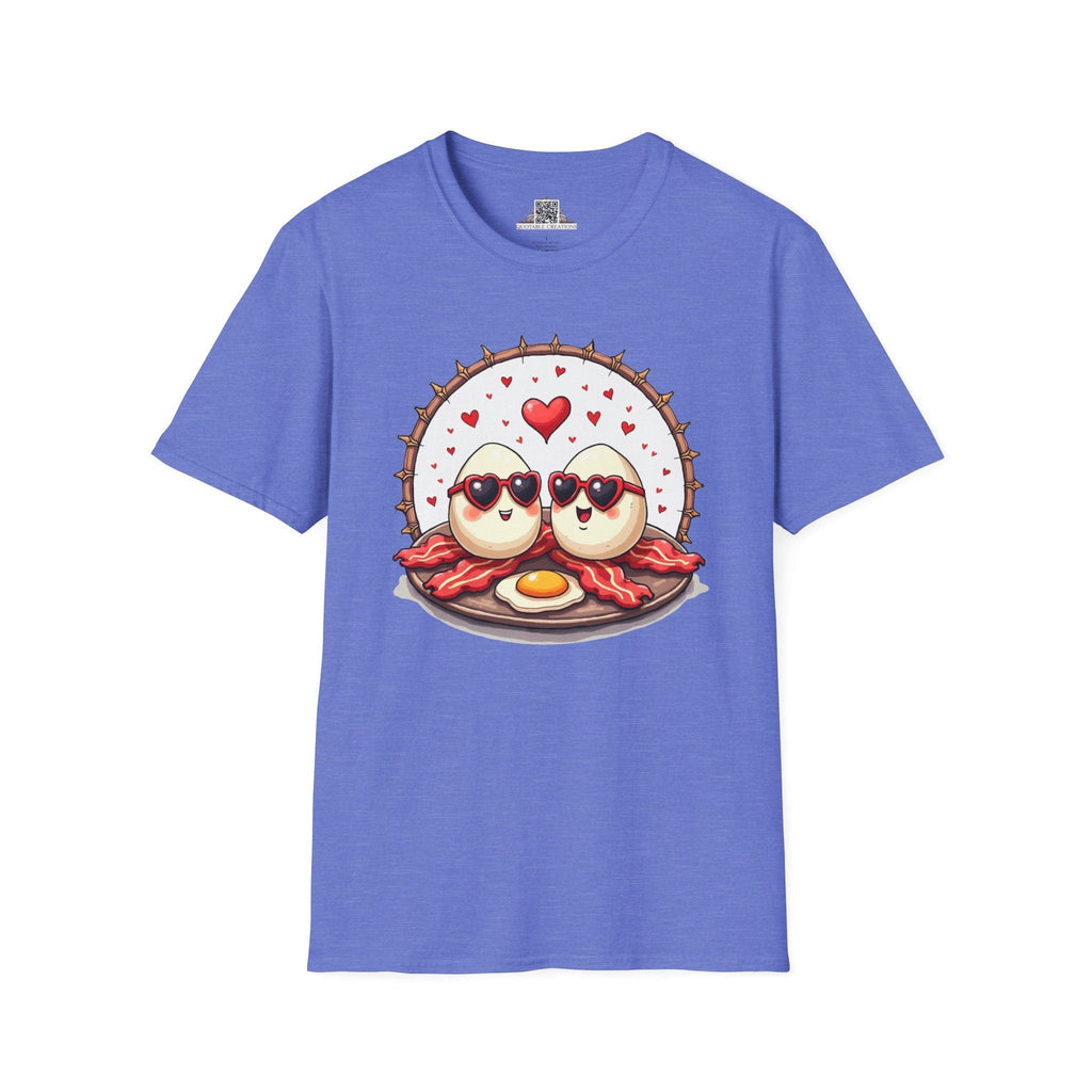 Printify T-Shirt XS / Heather Royal Unbeatable Love Eggs - Love & Fun T-Shirt