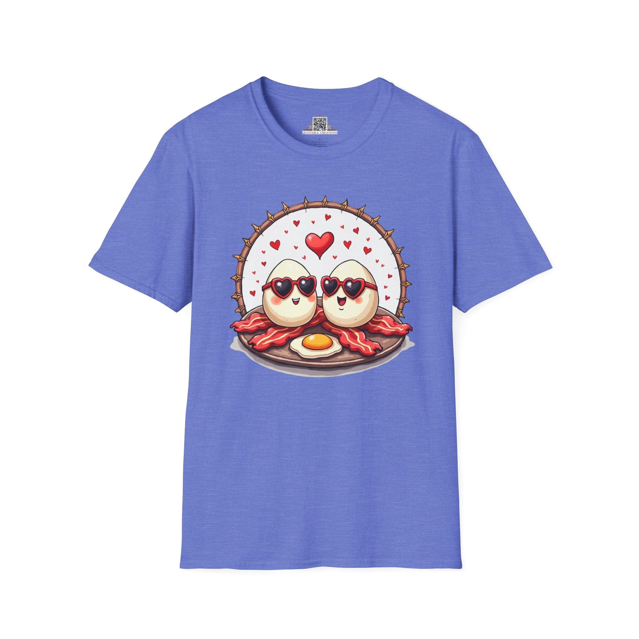 Printify T-Shirt XS / Heather Royal Unbeatable Love Eggs - Love & Fun T-Shirt