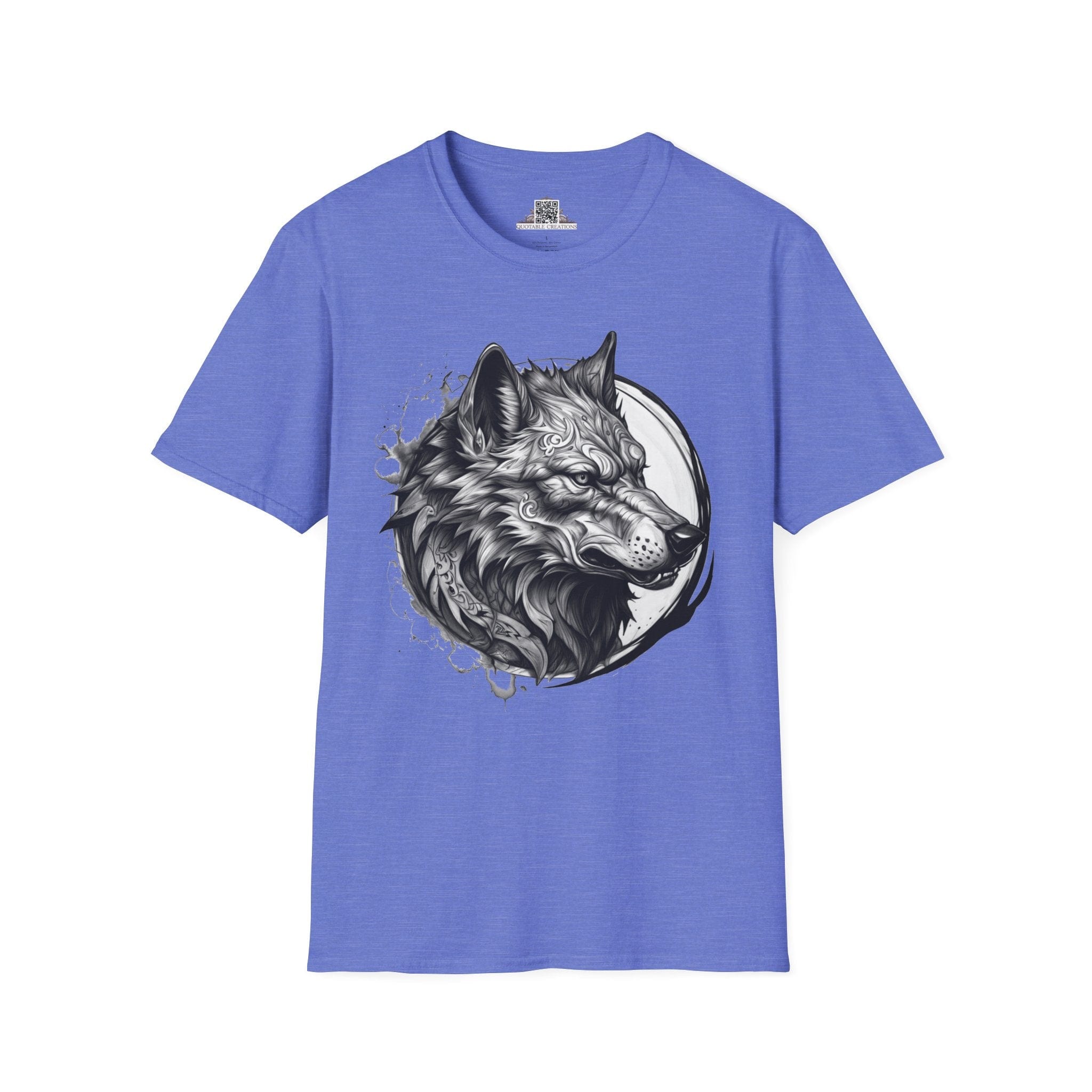 Printify T-Shirt XS / Heather Royal Wolf Wild Motivation - T-Shirt