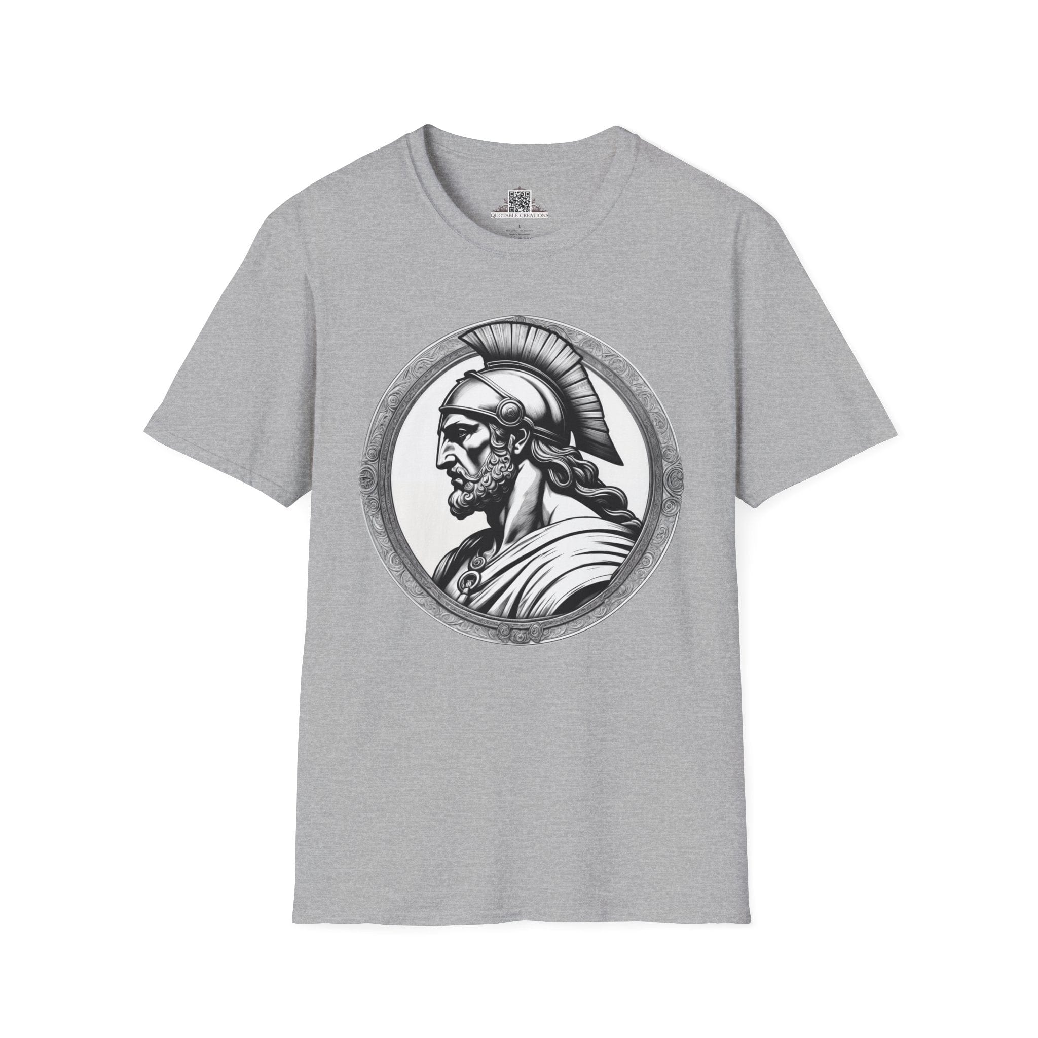 Printify T-Shirt XS / Sport Grey Achilles Heroes & Quests - T-Shirt