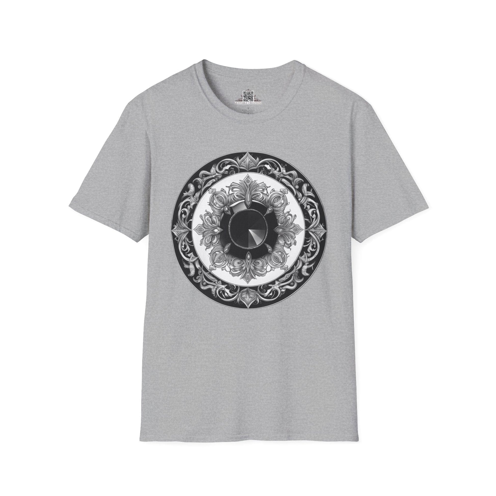 Printify T-Shirt XS / Sport Grey Black Tourmaline - Crystals & Gemstones T-Shirt