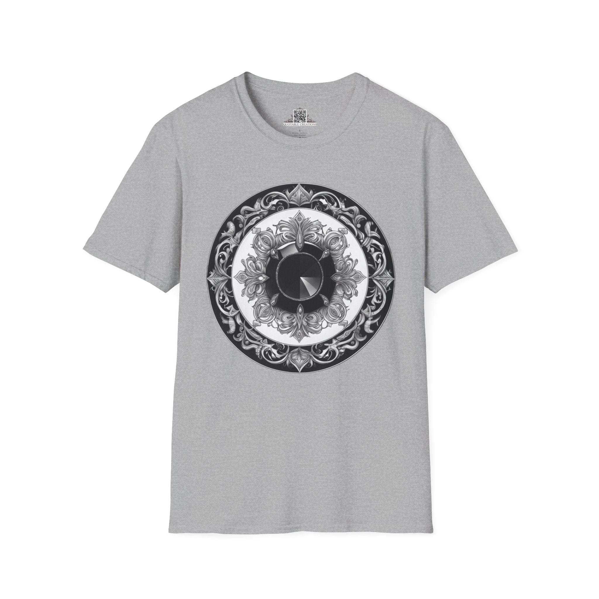 Printify T-Shirt XS / Sport Grey Black Tourmaline - Crystals & Gemstones T-Shirt