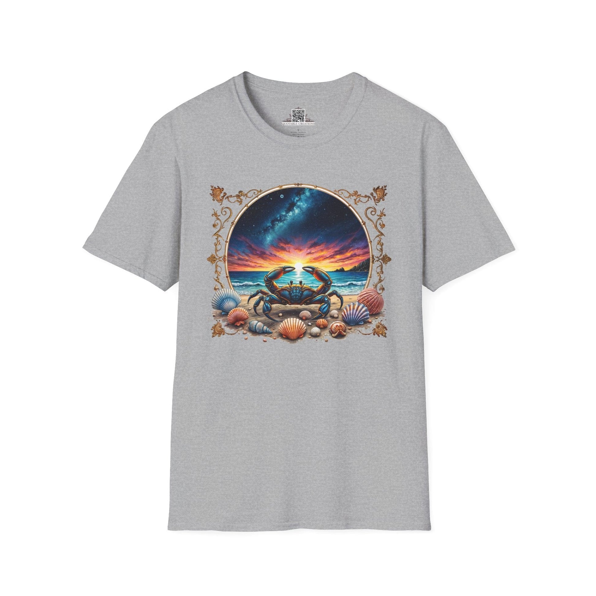 Printify T-Shirt XS / Sport Grey Cancer Zodiac & Astrology - T-Shirt