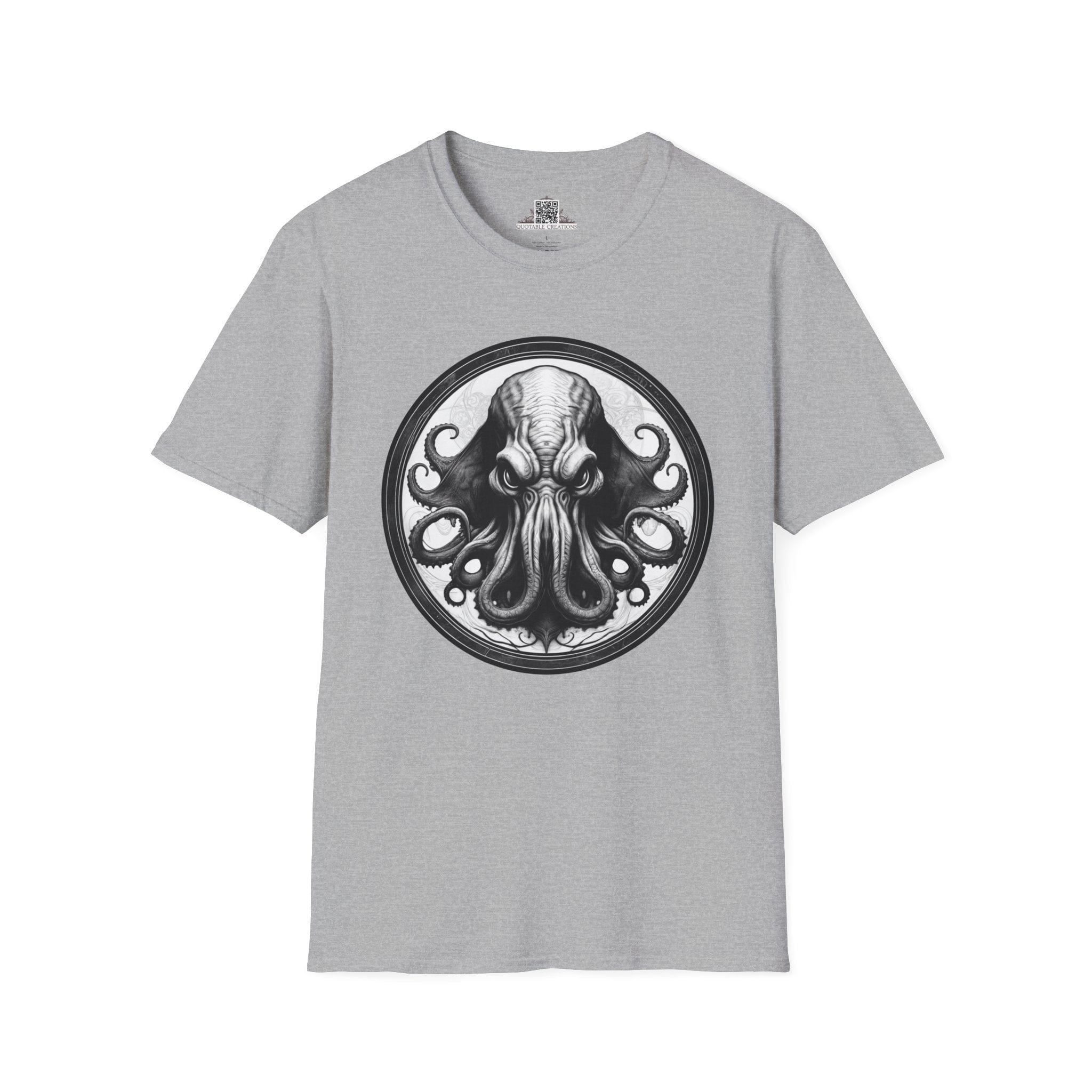 Printify T-Shirt XS / Sport Grey Cthulhu Heroes & Quests - T-Shirt