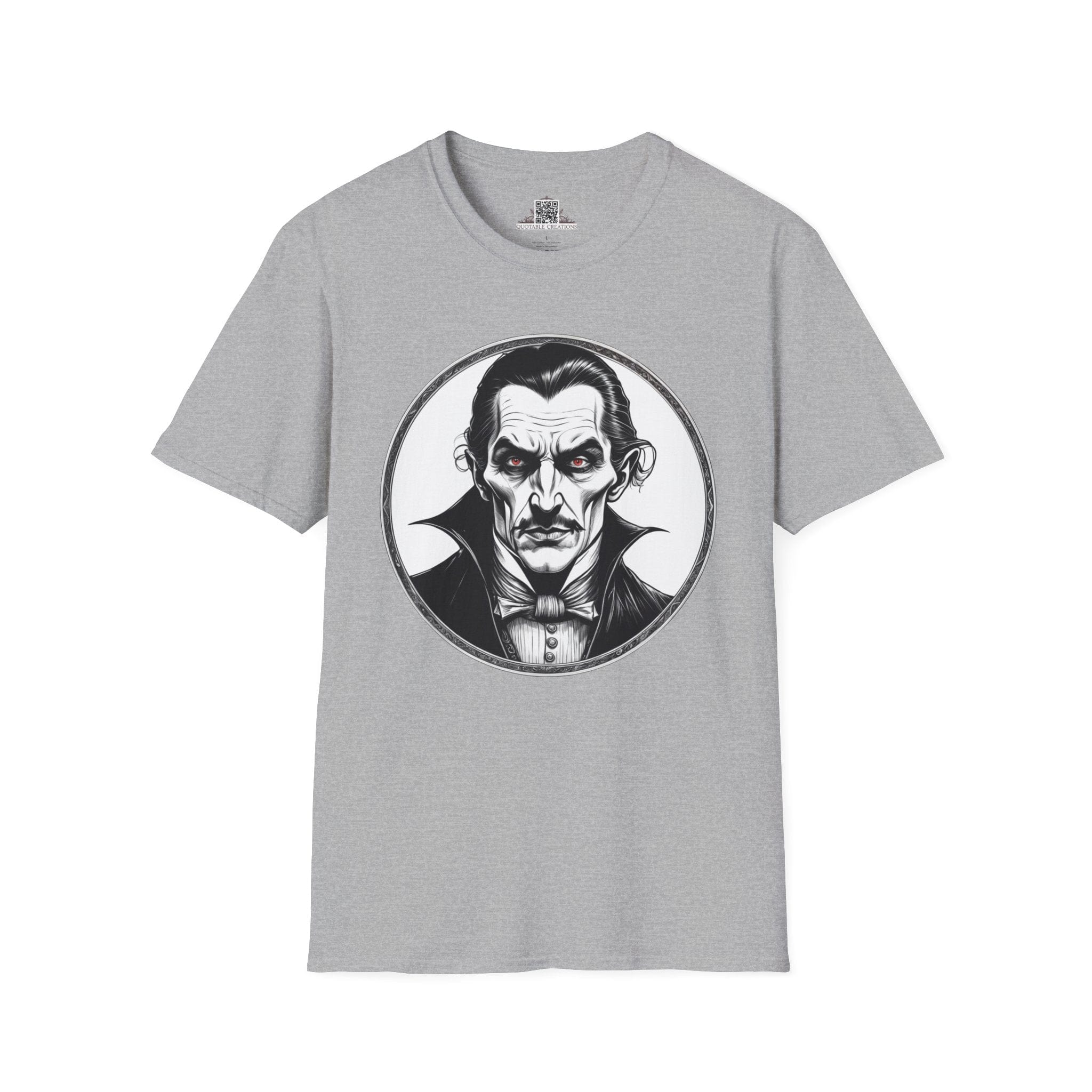 Printify T-Shirt XS / Sport Grey Dracula Mysteries & Monsters - T-Shirt