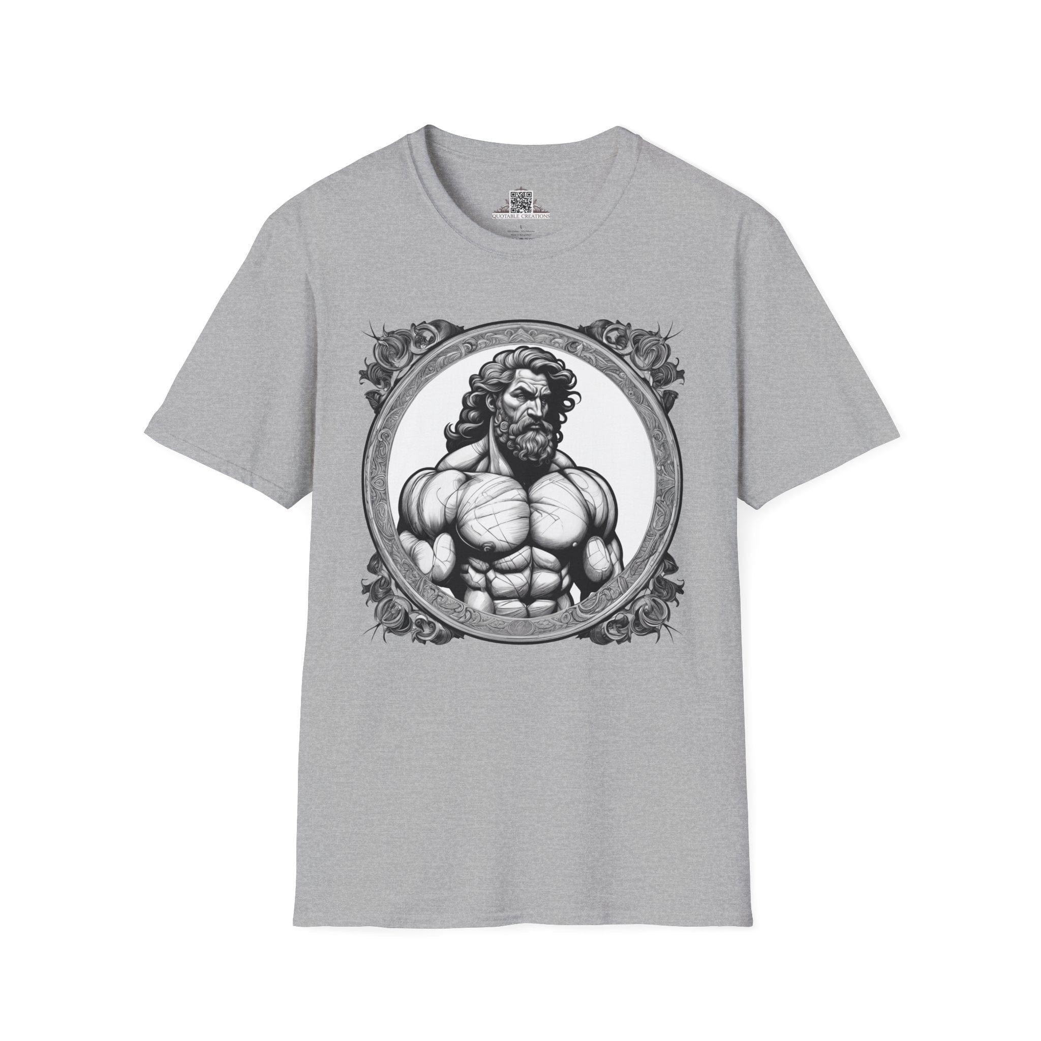 Printify T-Shirt XS / Sport Grey Hercules Heroes & Quests - T-Shirt