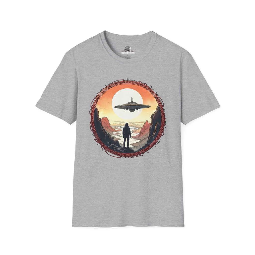 Printify T-Shirt XS / Sport Grey I Believe UFO & Cosmic - T-Shirt