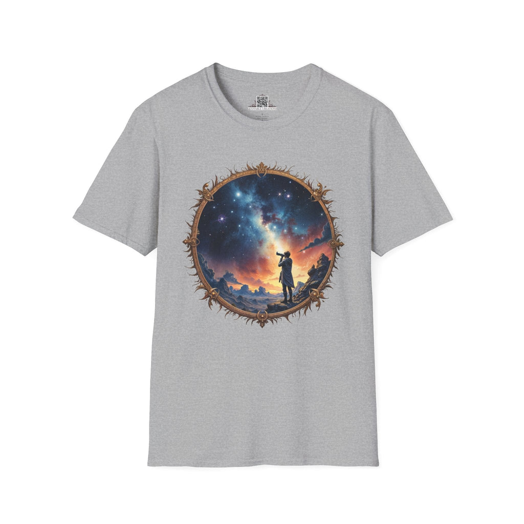 Printify T-Shirt XS / Sport Grey I Choose to Believe UFO & Cosmic - T-Shirt