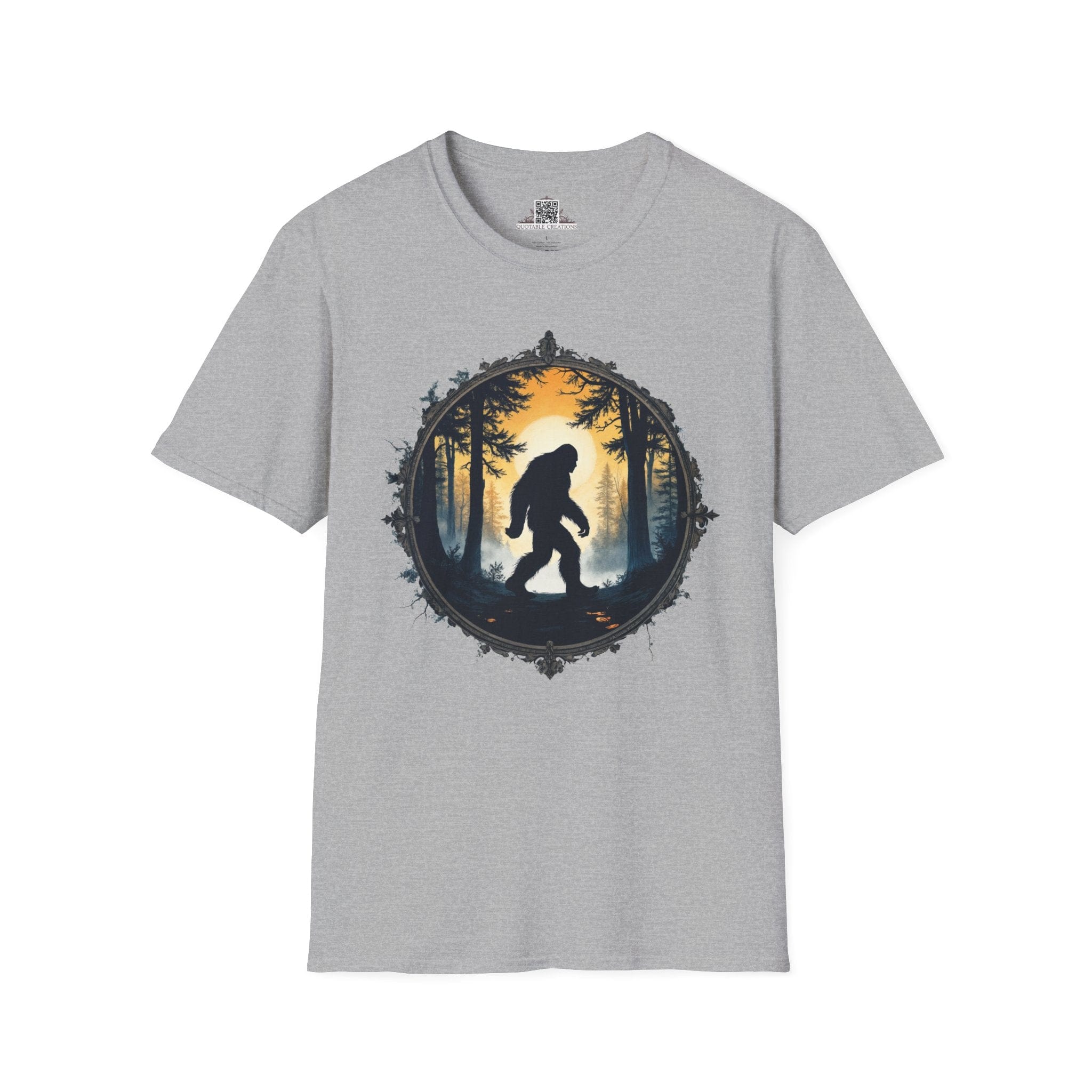 Printify T-Shirt XS / Sport Grey In Search of Sasquatch - Bigfoot & Legends T-Shirt