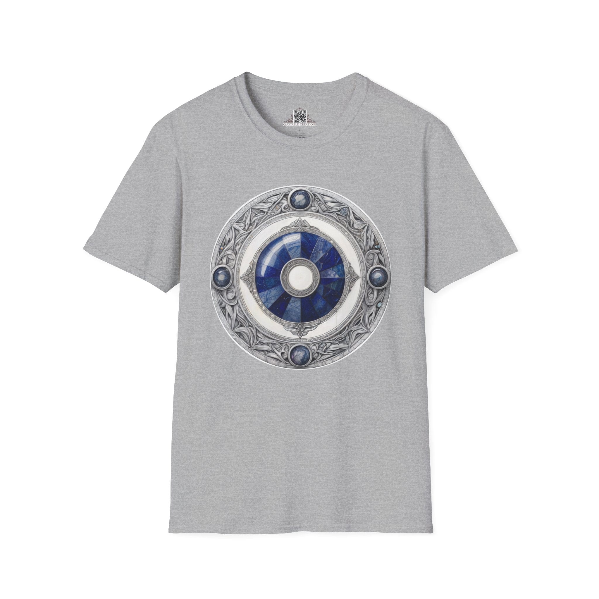 Printify T-Shirt XS / Sport Grey Lapis Lazuli - Crystals & Gemstones T-Shirt