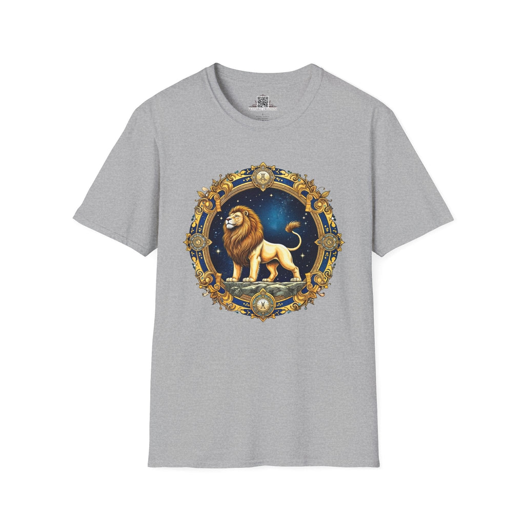 Printify T-Shirt XS / Sport Grey Leo - Zodiac & Astrology T-Shirt
