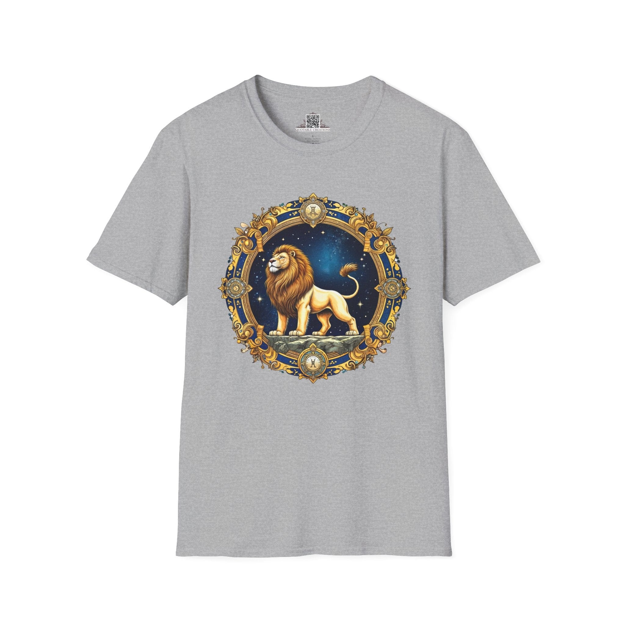 Printify T-Shirt XS / Sport Grey Leo - Zodiac & Astrology T-Shirt