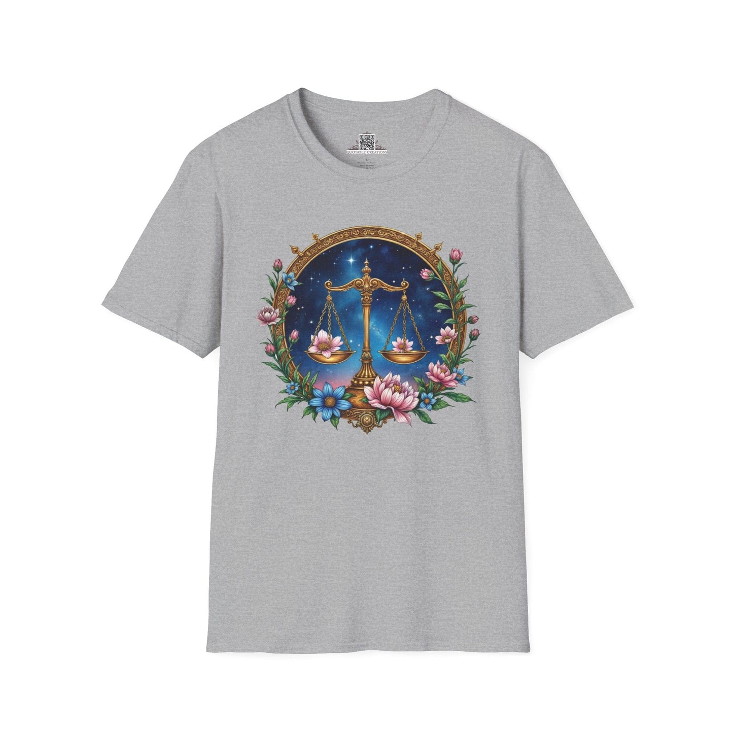 Printify T-Shirt XS / Sport Grey Libra Zodiac & Astrology - T-Shirt