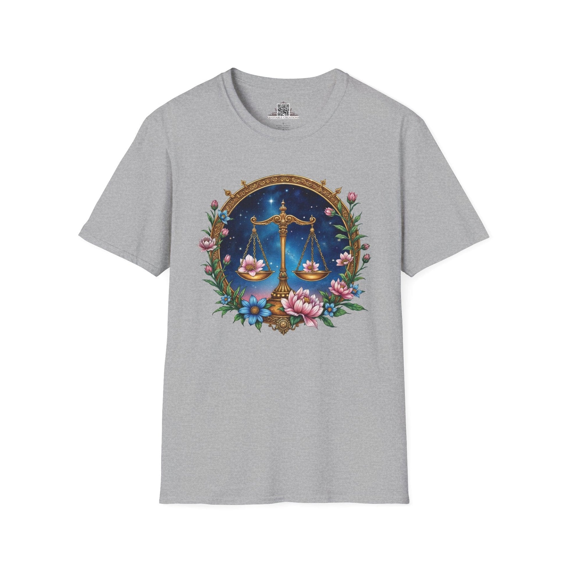 Printify T-Shirt XS / Sport Grey Libra Zodiac & Astrology - T-Shirt