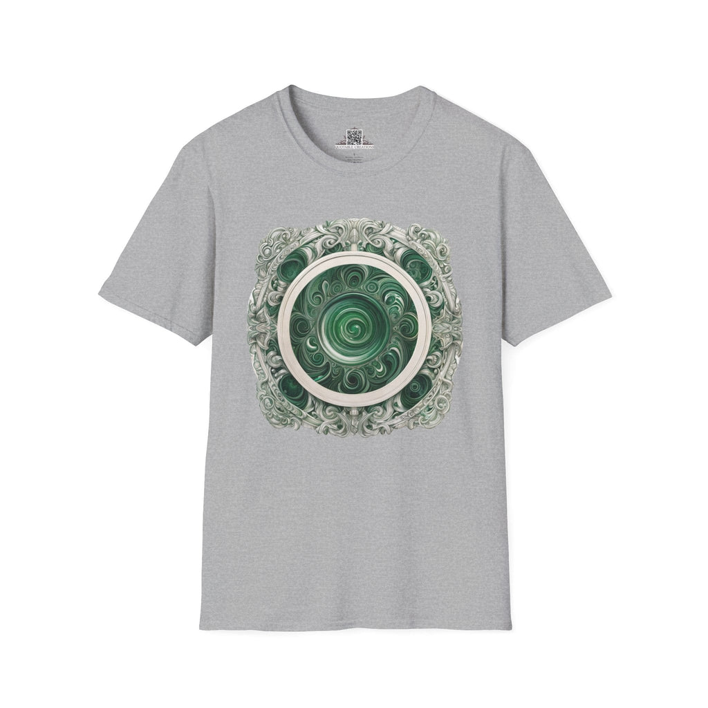 Printify T-Shirt XS / Sport Grey Malachite - Crystals & Gemstones T-Shirt